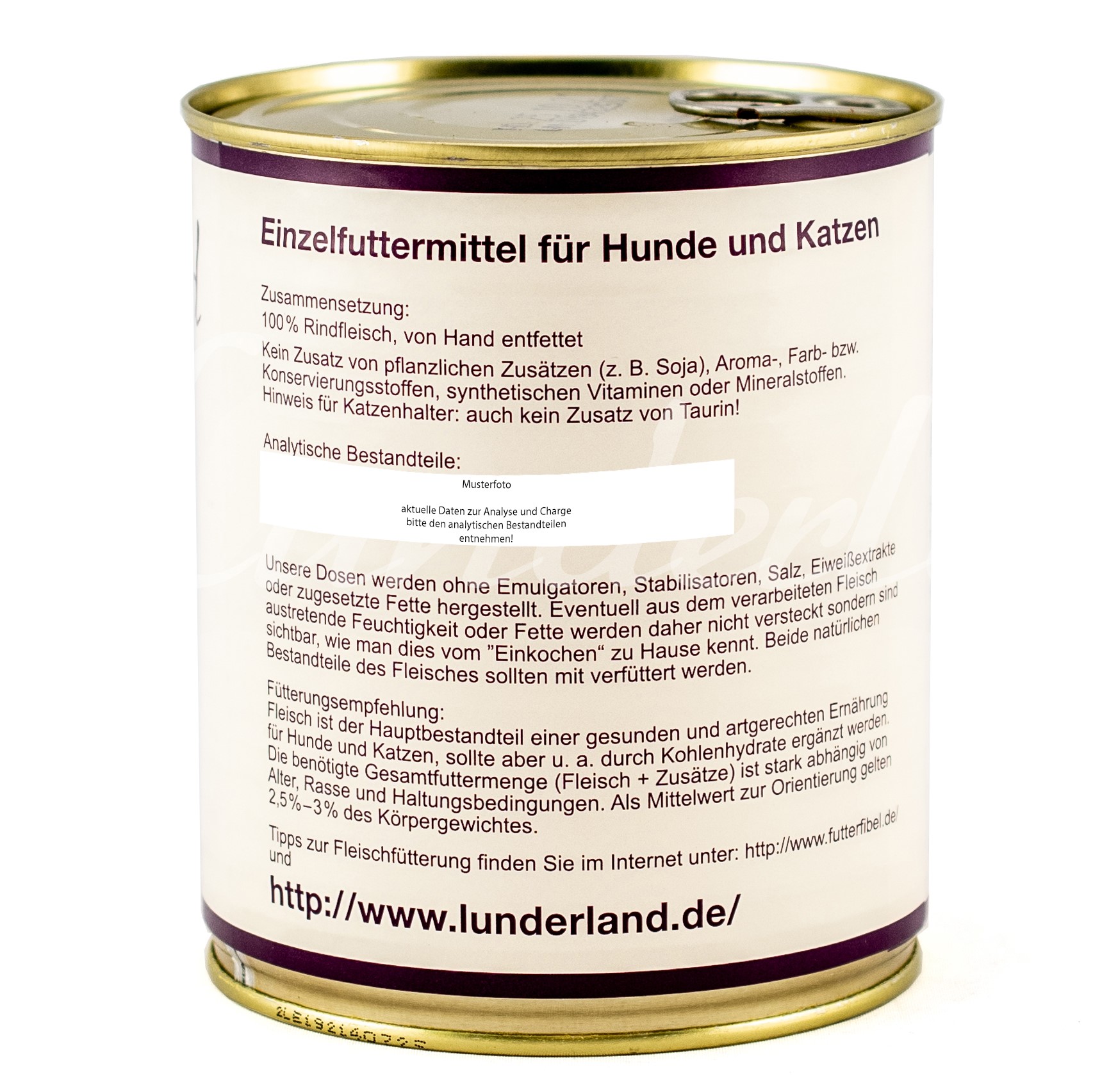 Lunderland Rindfleisch mager Dose