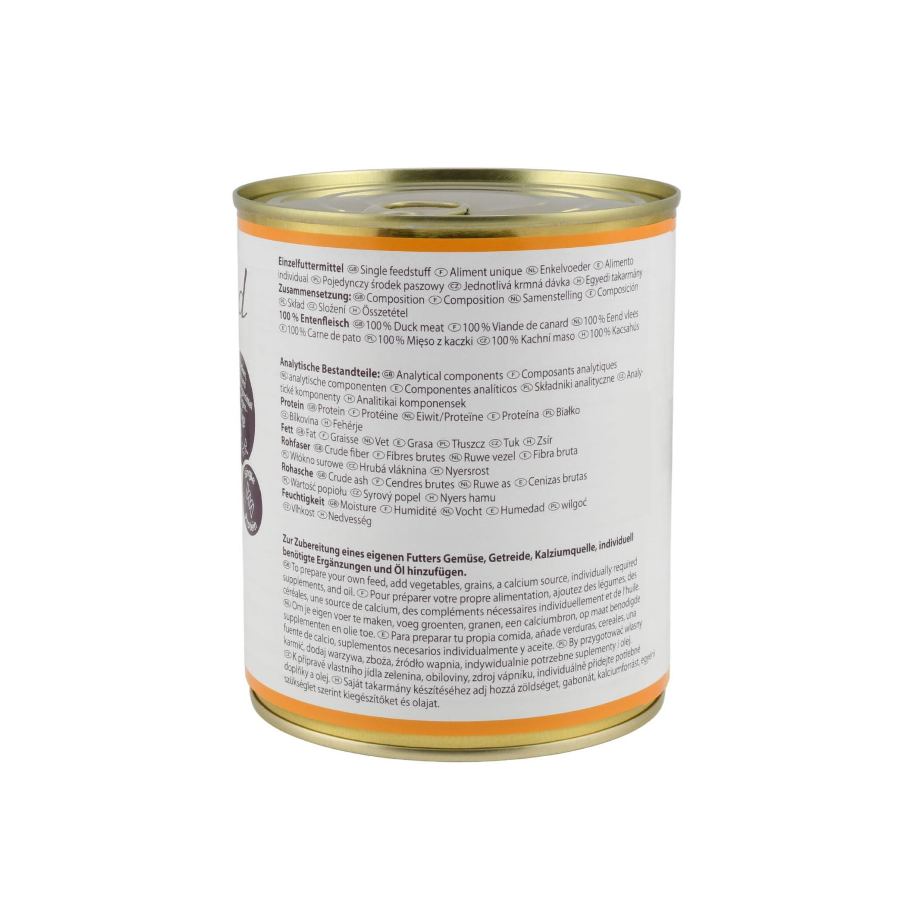 Lunderland Reinfleisch Ente Dose