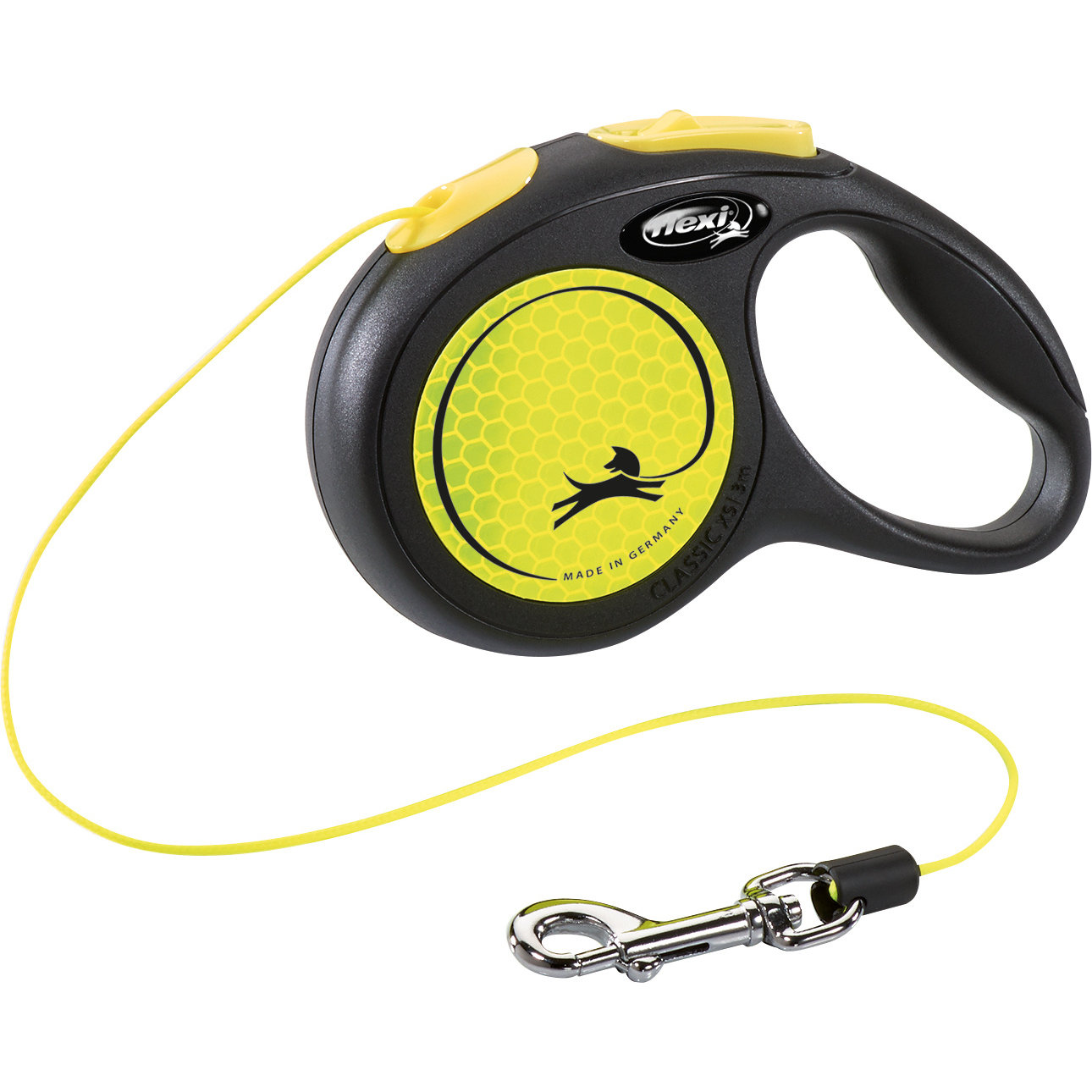 flexi New Neon M Cord 5m neongelb
