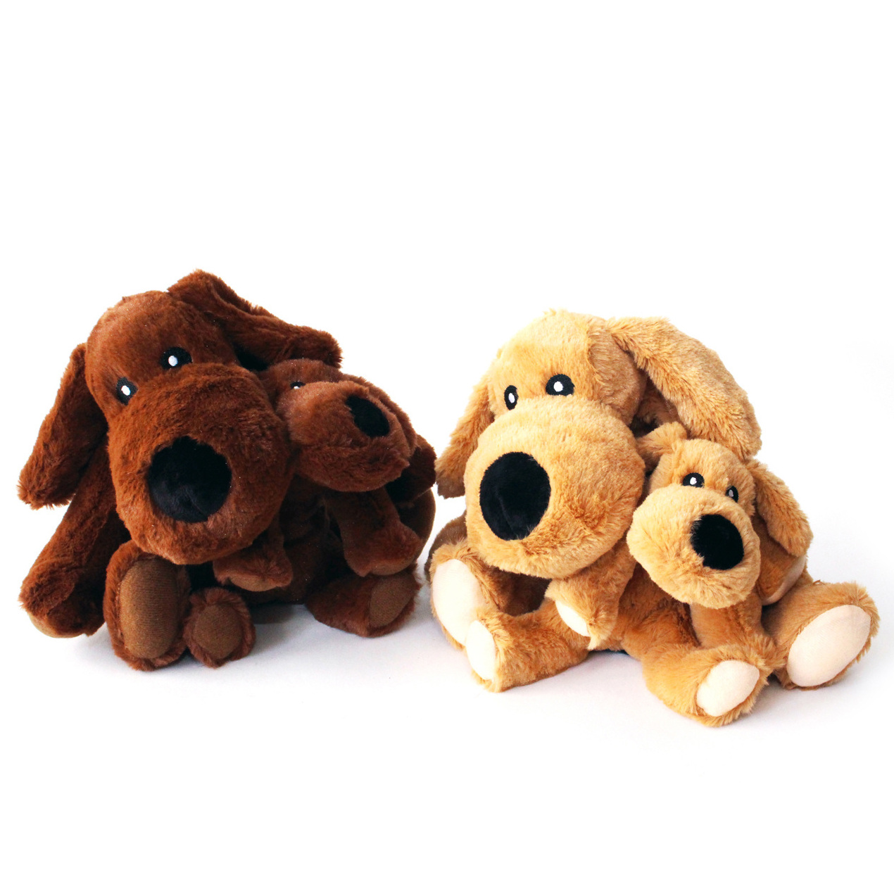 Plüschhund 20cm beige