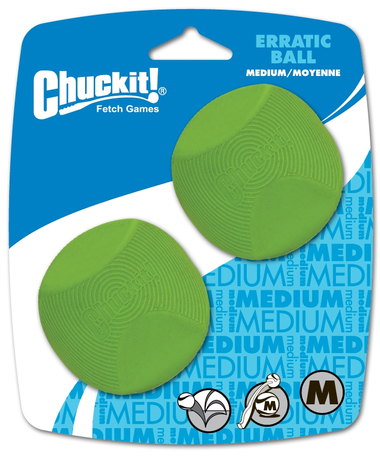 Chuckit! Ball Erratic M 2 Stück