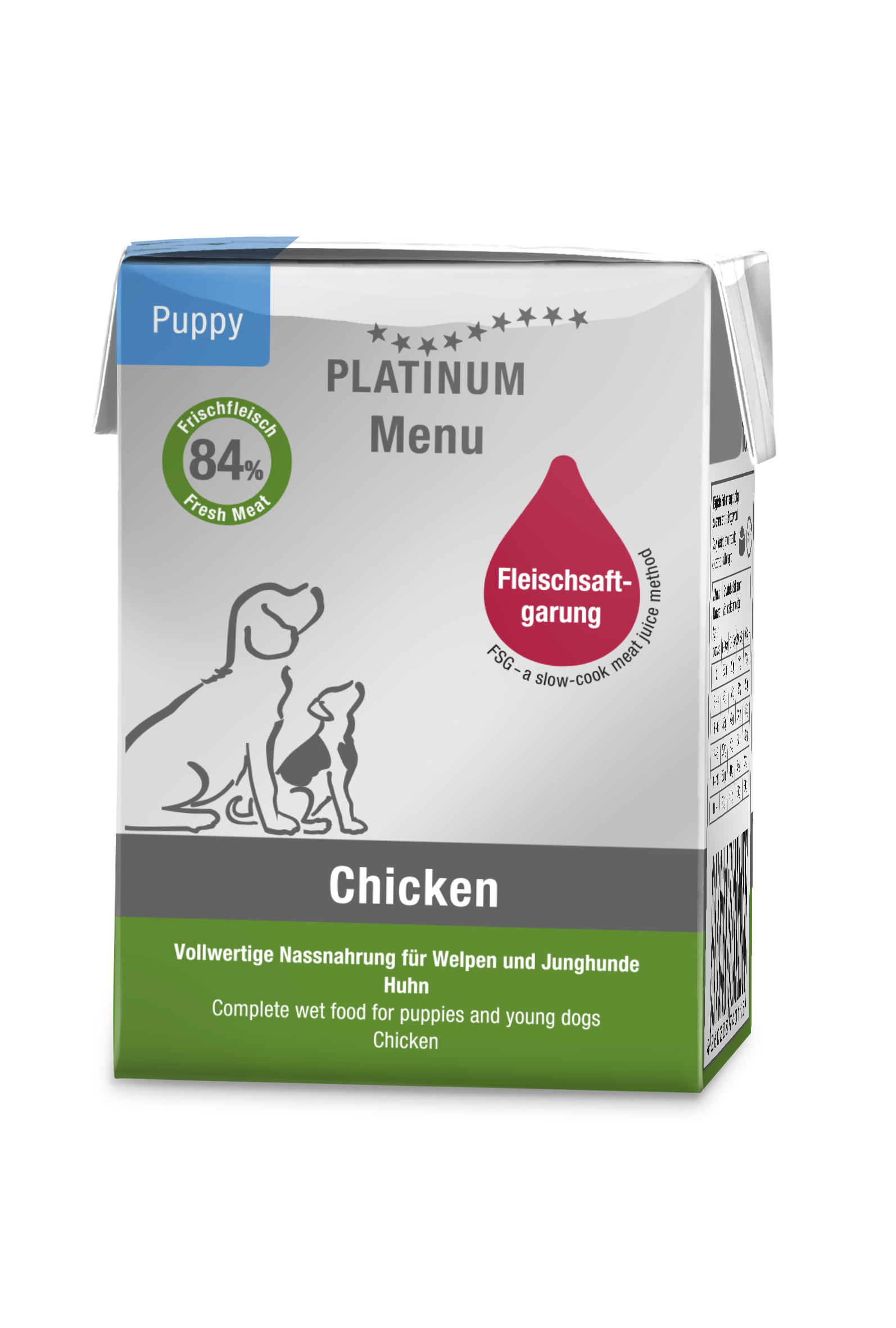 PLATINUM Menu Puppy Chicken