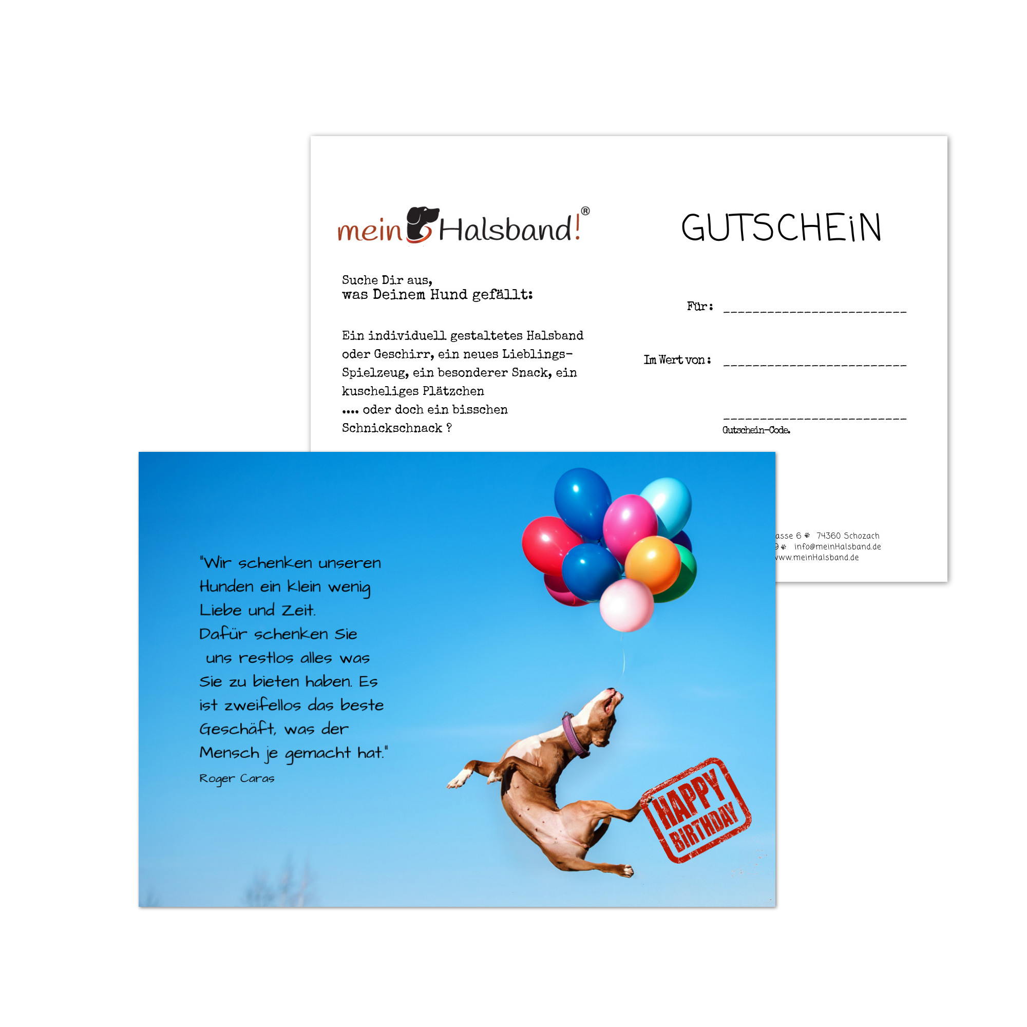 Geschenk Gutschein