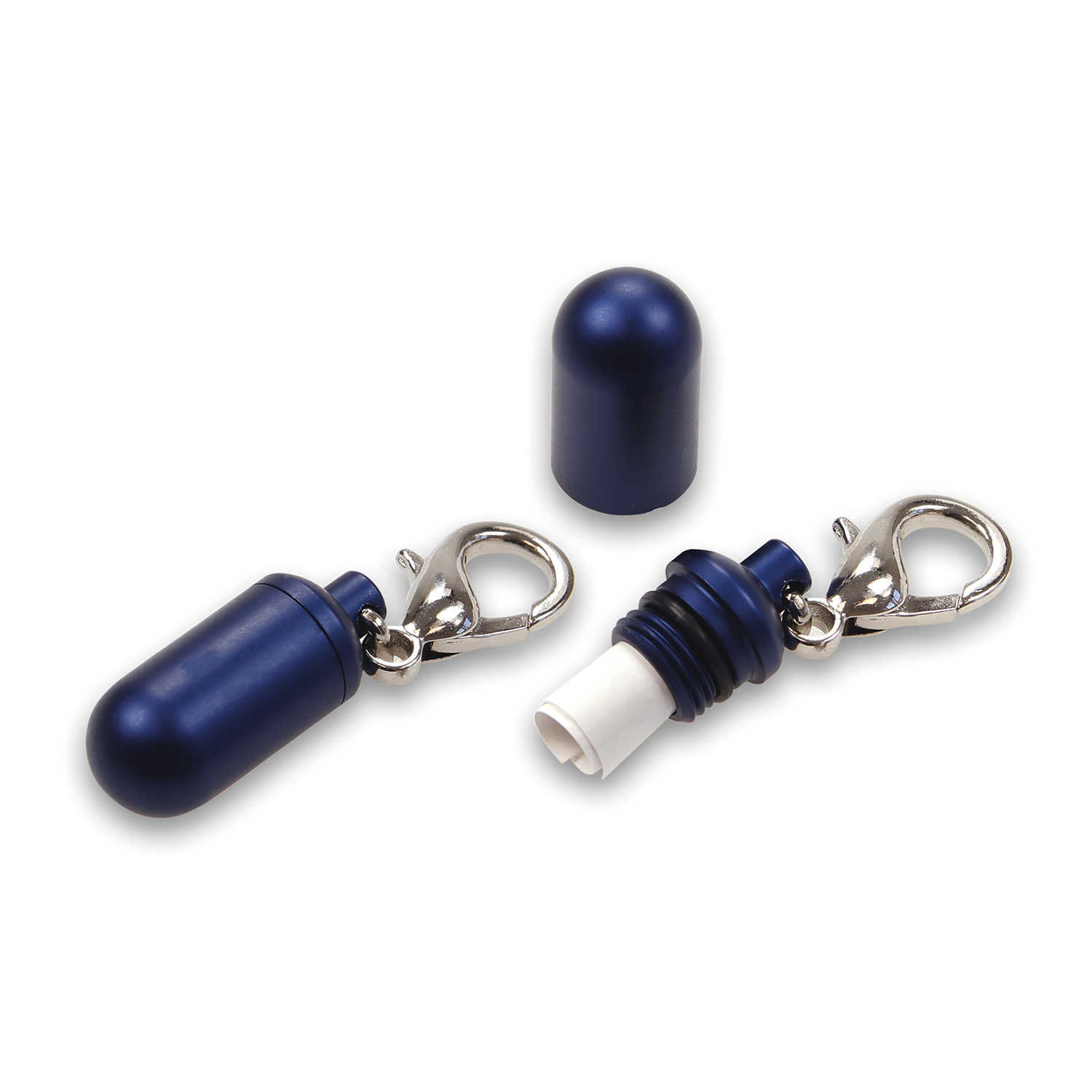 Aluminium-Adresshülse 14mm Ø - navy