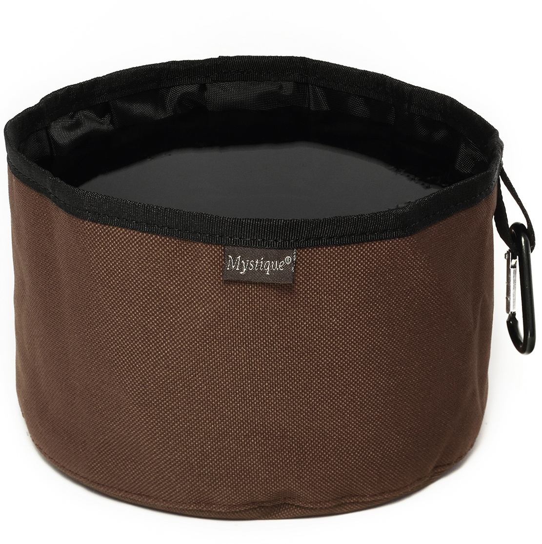 Reisetrinknapf braun mit Karabiner