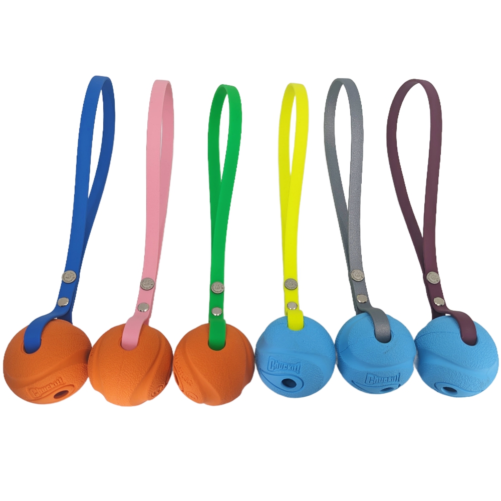 Chuckit Ball mit BioThane Wurfschlaufe