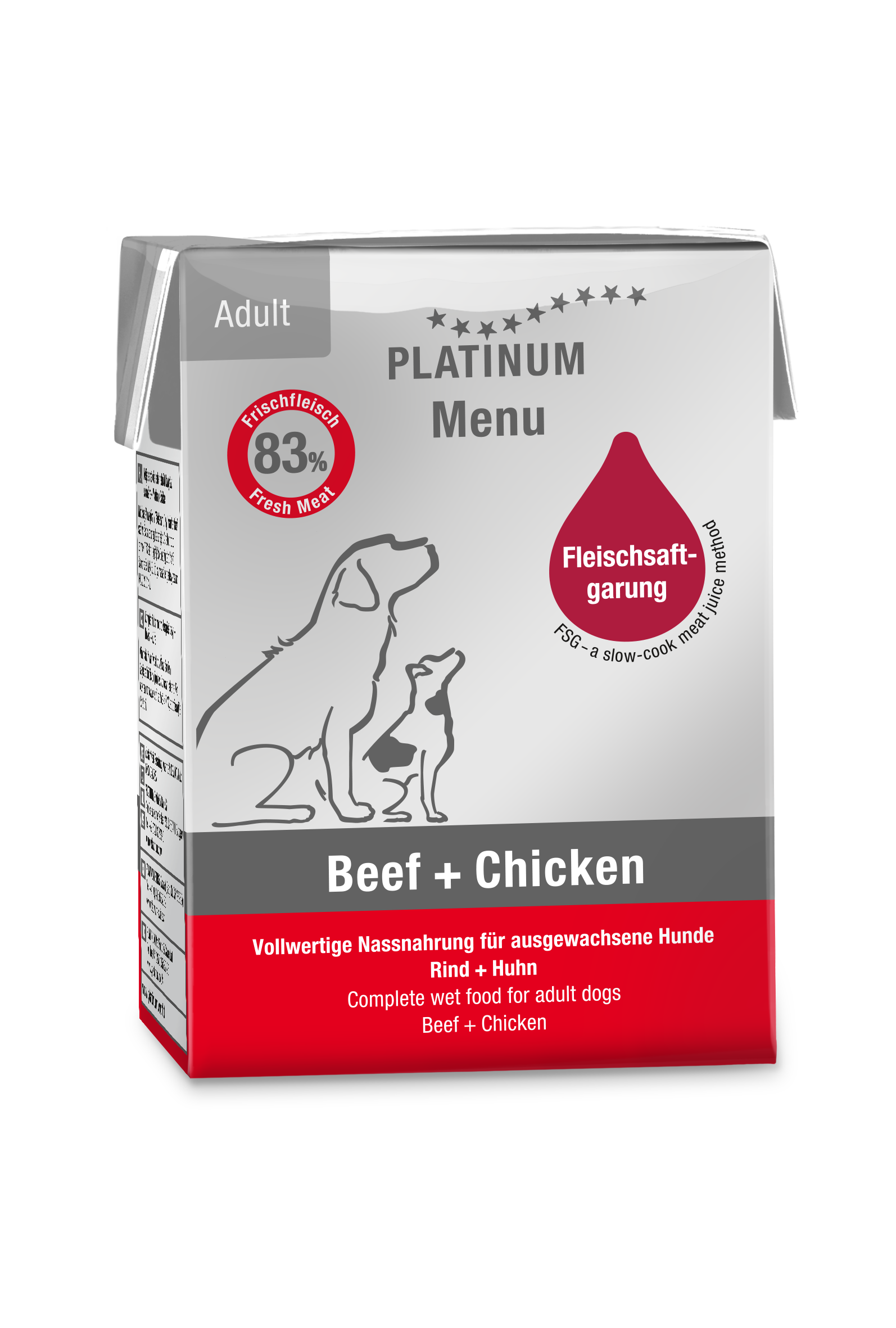 PLATINUM Menu Adult Beef+Chicken