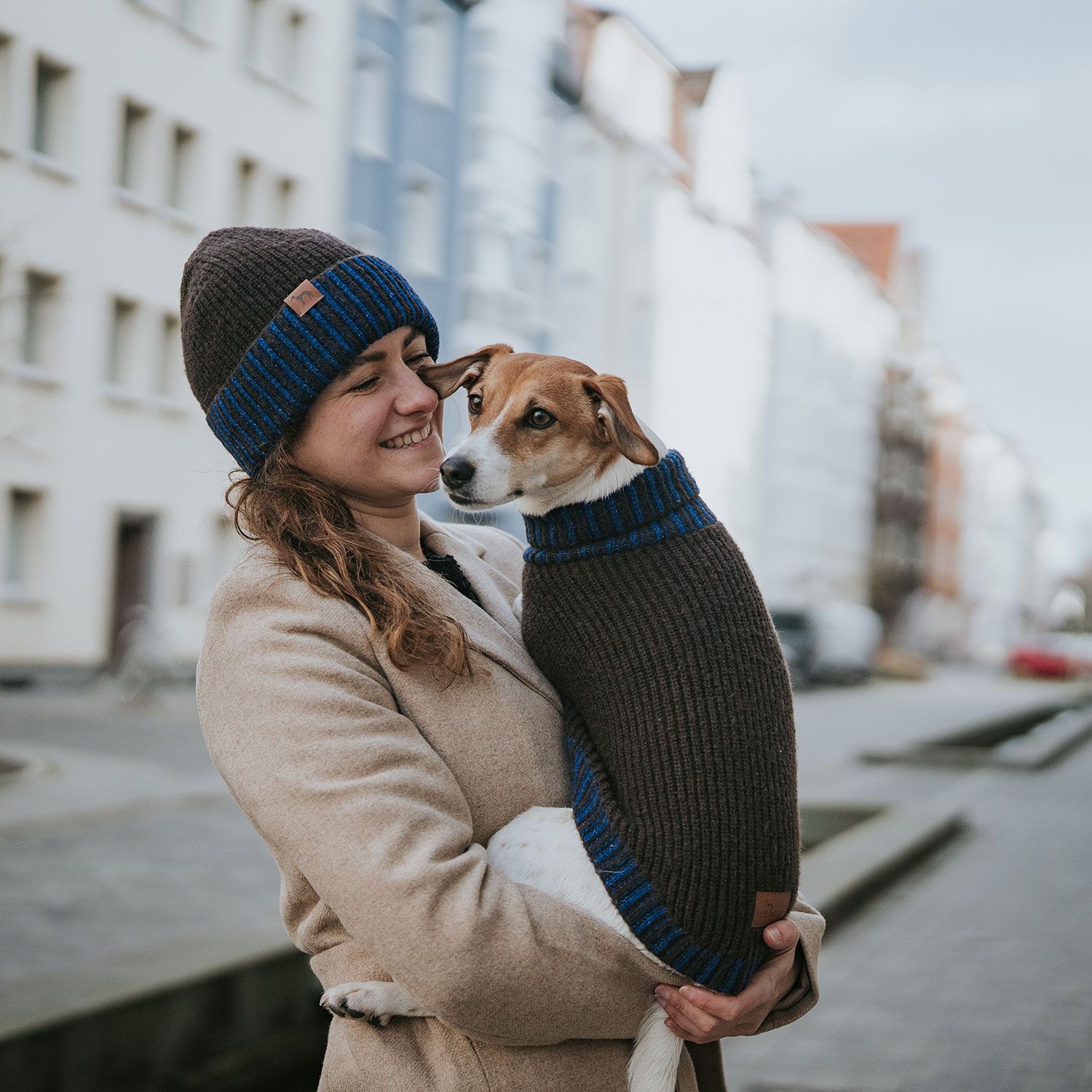 Hundepullover Odense mit Mütze (Set)