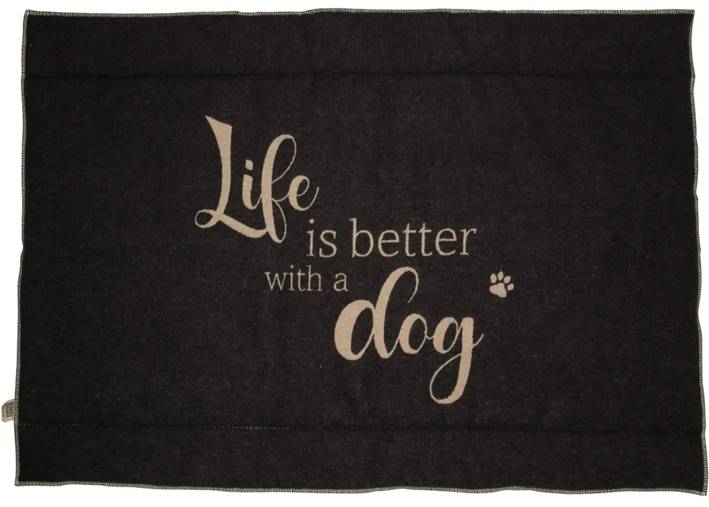 Hundematte "Life is better ..."
