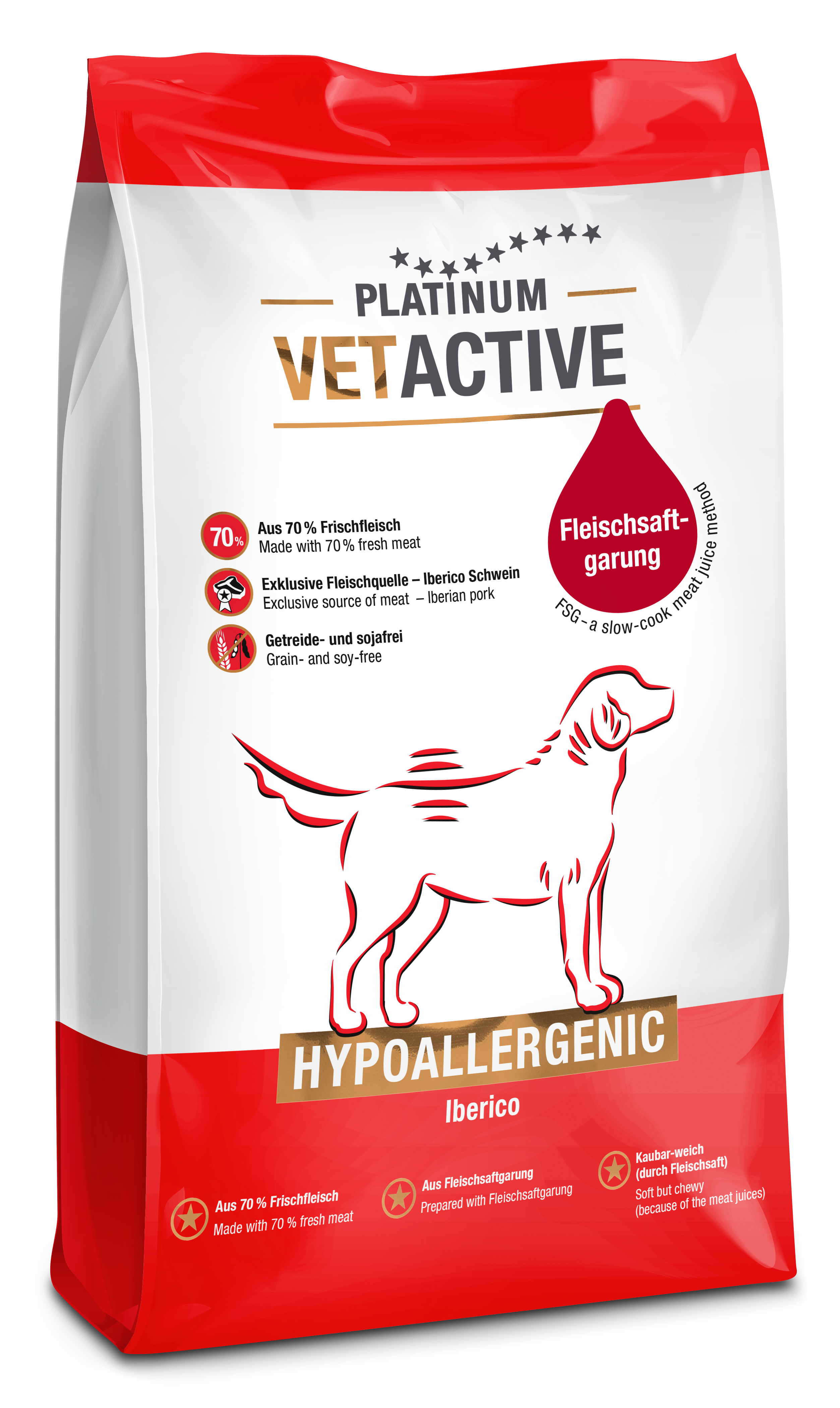 PLATINUM Vetactive Hypoallergenic (Iberico) 5kg