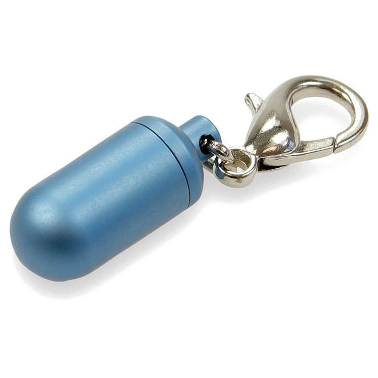 Aluminium-Adresshülse 14mm Ø - sky blue