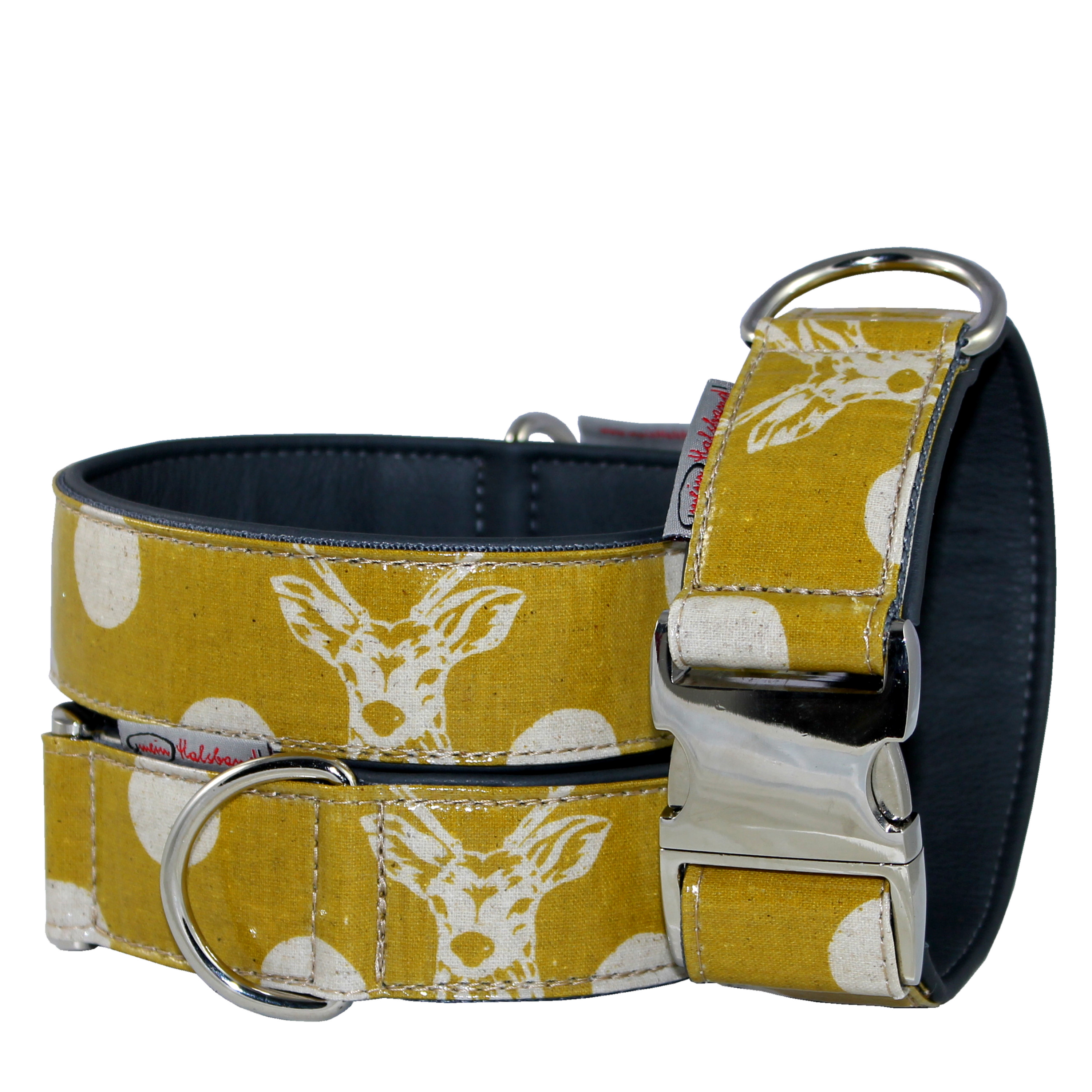 Hirsch_gelb_ohne Designhalsband OH MY DEER!