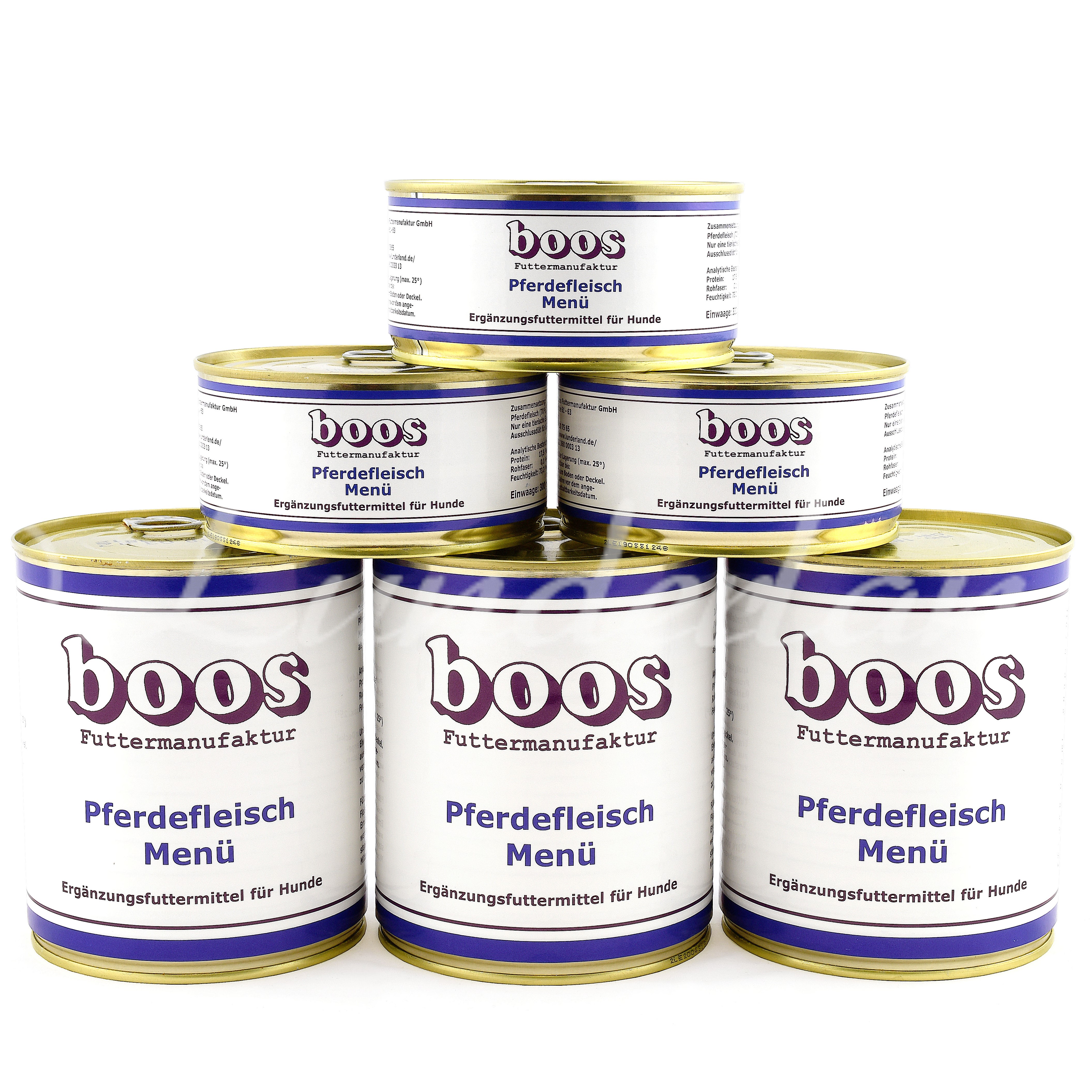 Boos Pferdefleisch Menü Dose