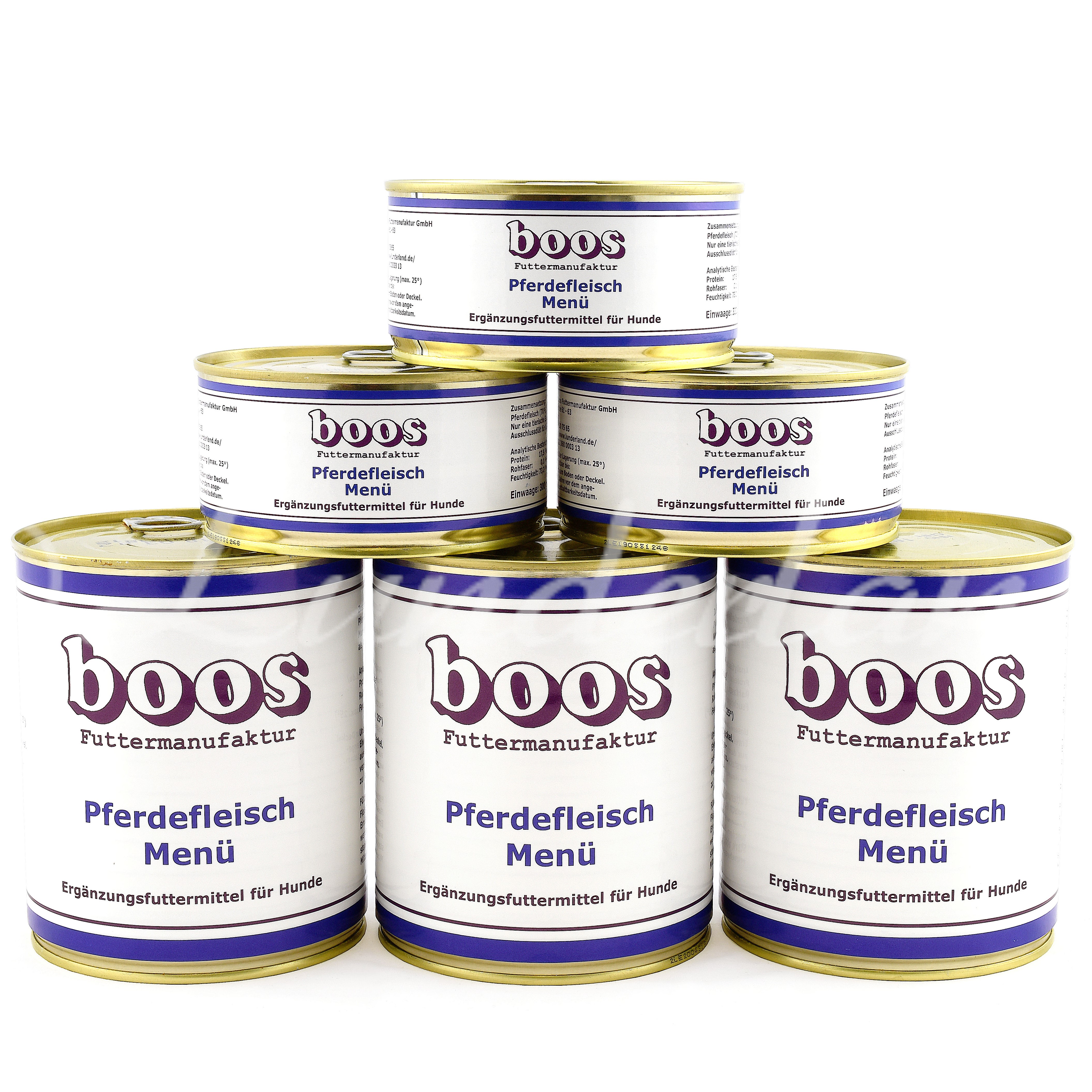 Boos Pferdefleisch-Menü 300g Dose