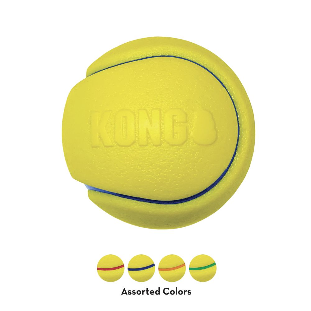 KONG Squeezz Tennis Assorted  L  2Stk Assorted  M  2Stk
