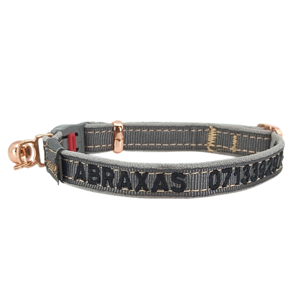 Katzenhalsband Rogz UrbanCat Control grau