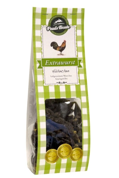 Pauls Beute Extrawurst Hühnchen