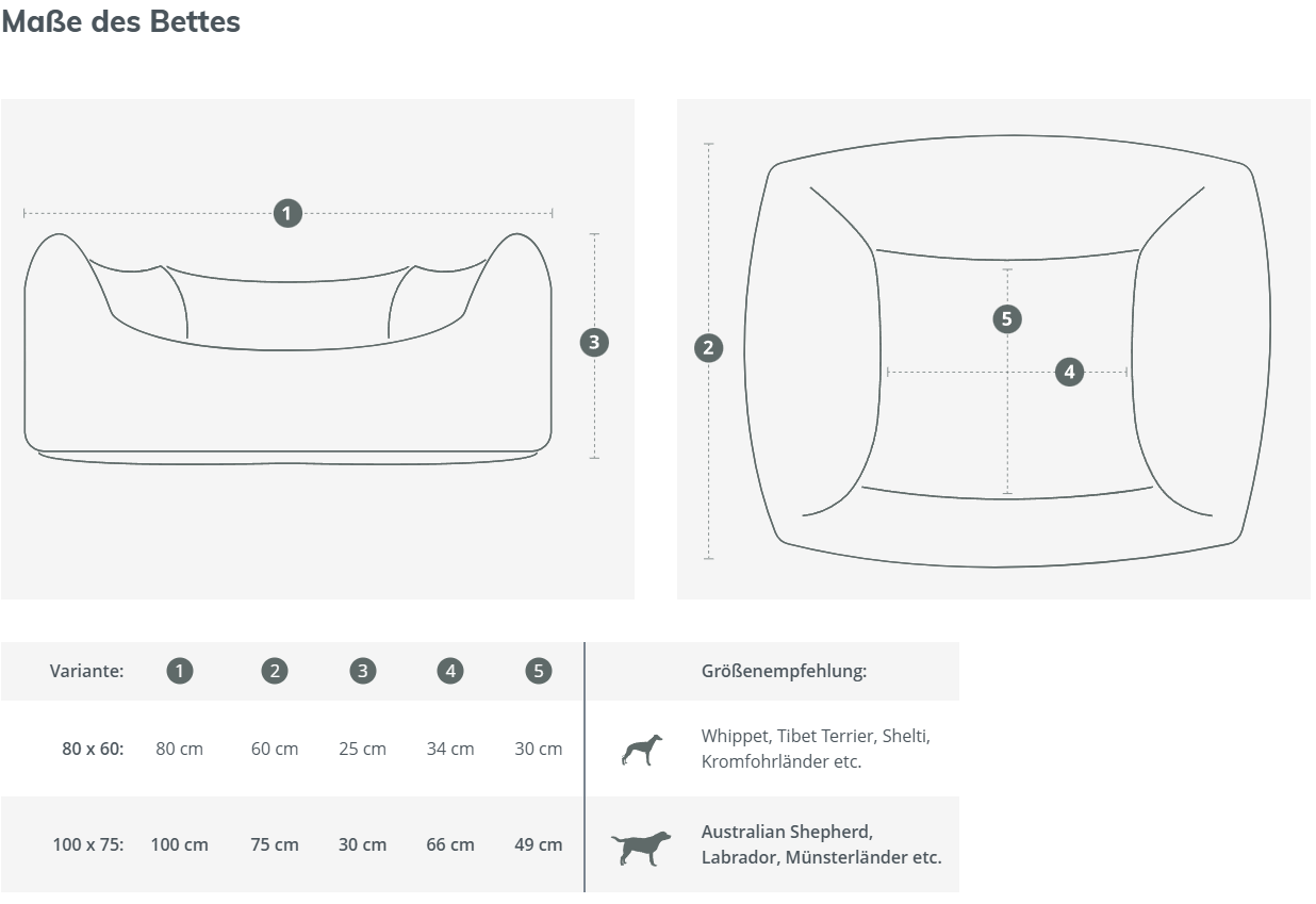 Hundebett Runa (Kunstleder)