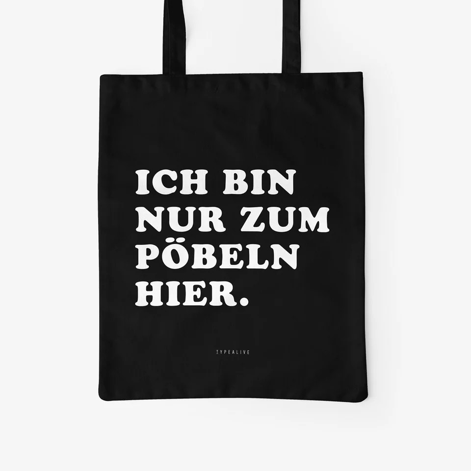 Baumwolltasche typealive