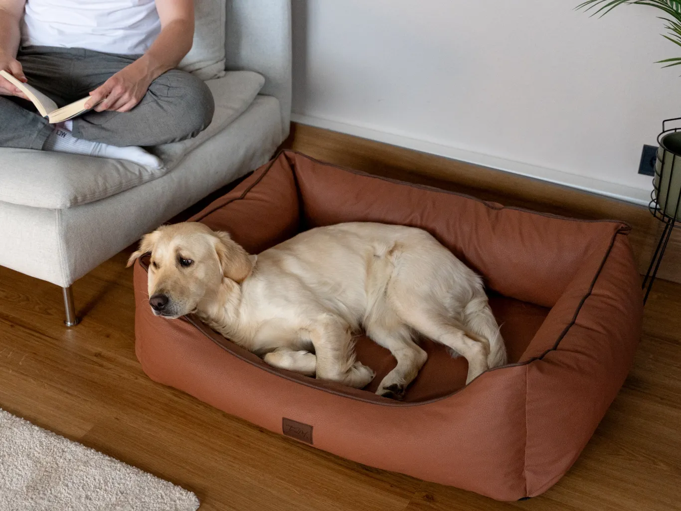 Hundebett Runa (Kunstleder)