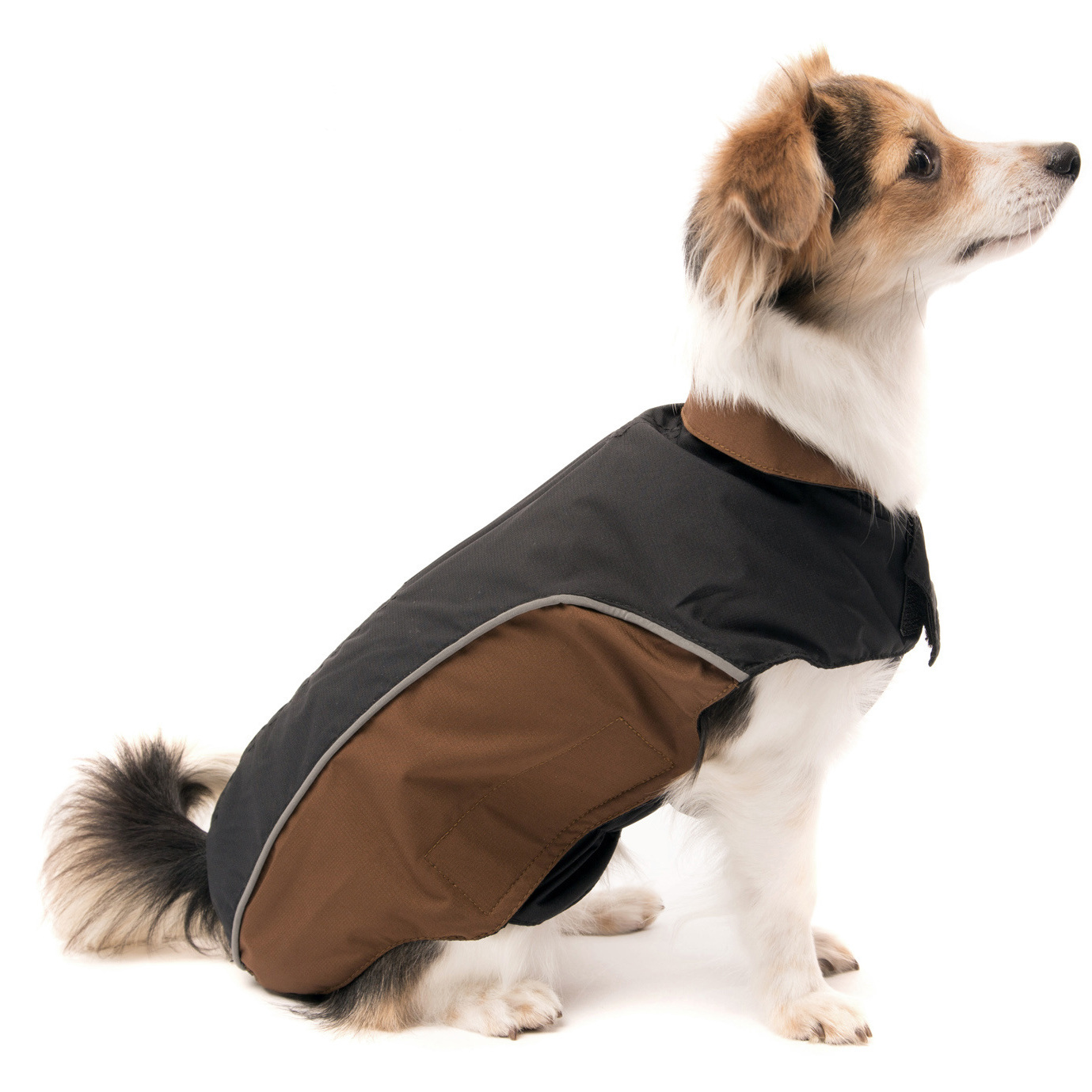 Regenjacke_Easy_Rain_-_schwarz-kastanie1 Regenjacke Easy Rain 34cm schwarz/schwarz