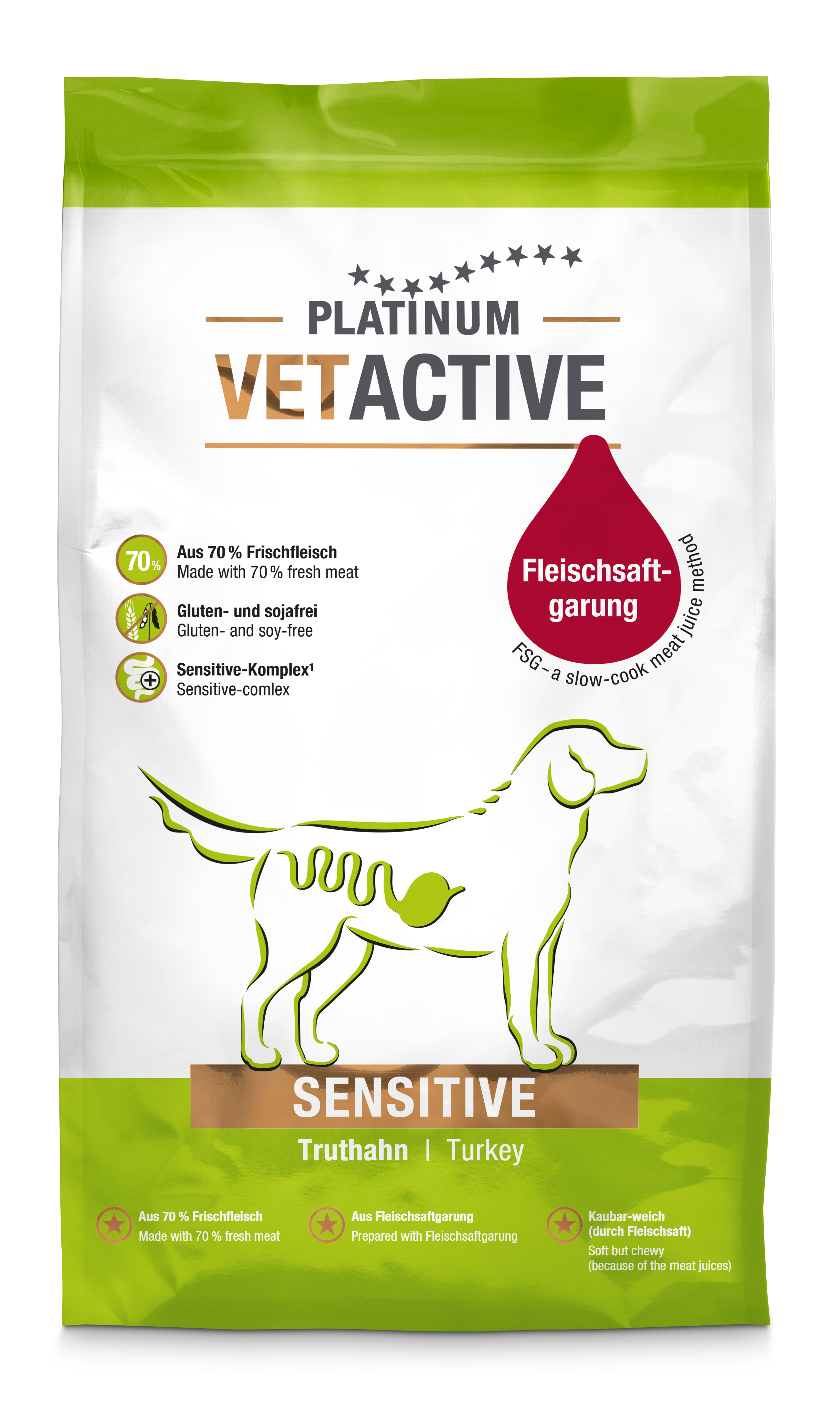 PLATINUM Vetactive Sensitive (Truthahn) 5kg