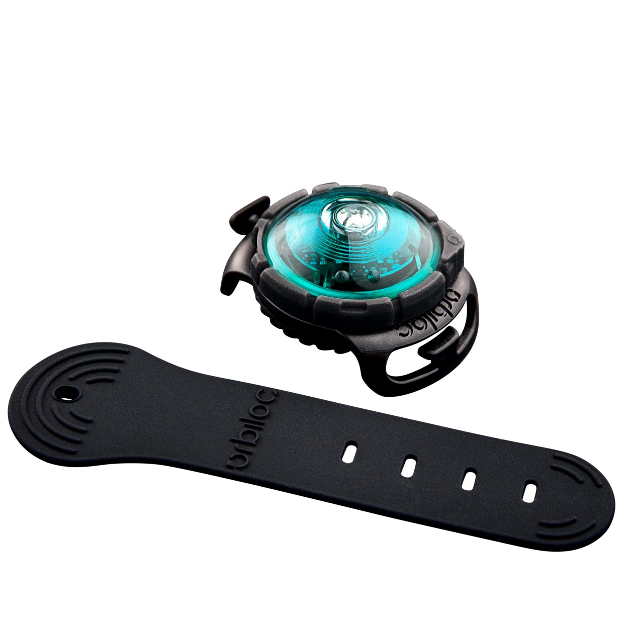 Orbiloc_Dog_Dual_Adjustable-Strap_Turquoise_exposed_HR Orbiloc Dog-Light türkis