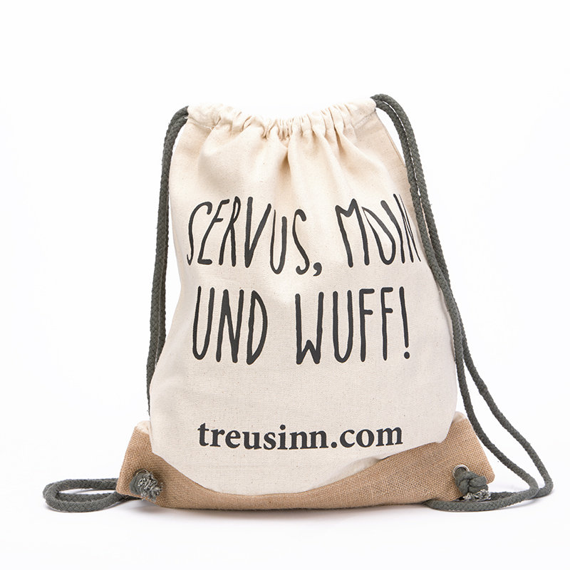 Turnbeutel Canvas Wuff 34 x 42 cm