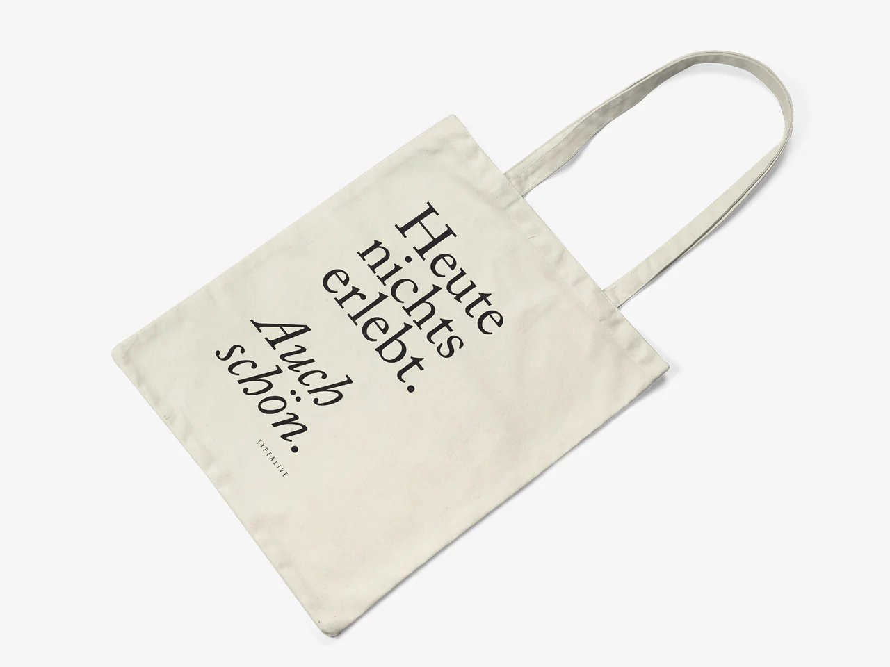 Baumwolltasche typealive