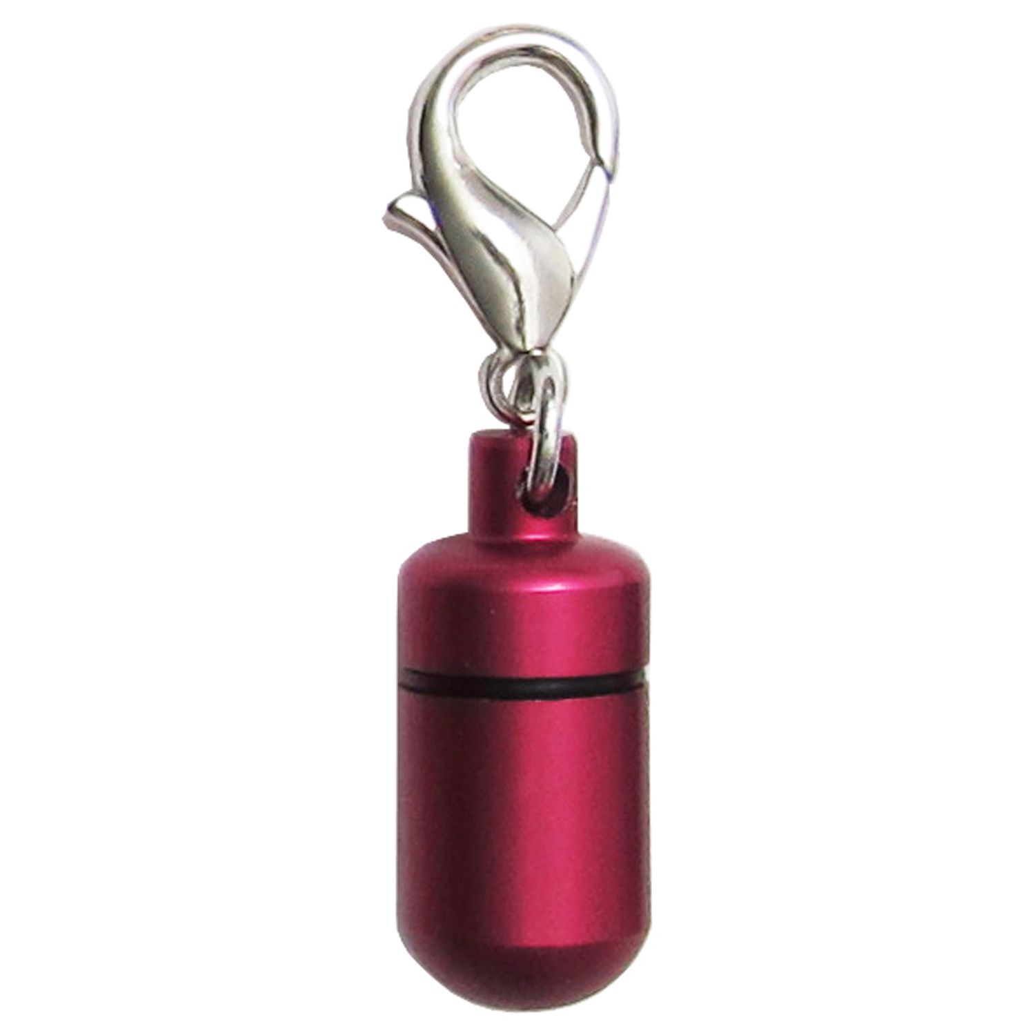 Aluminium-Adresshülse 14mm Ø - rubin