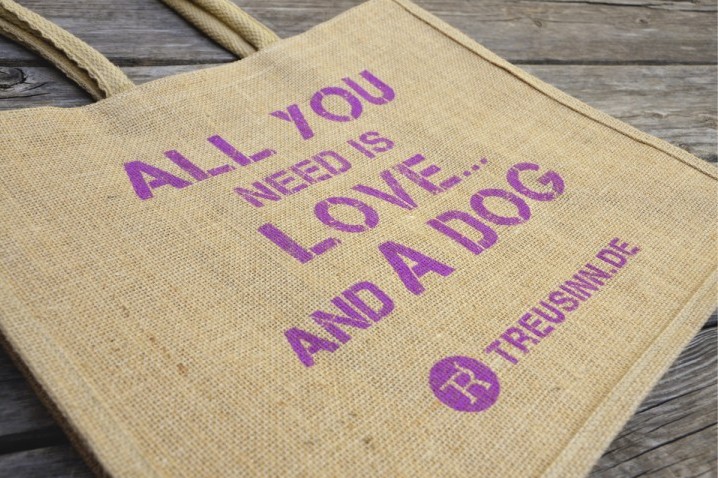 Eco Shopper Jute "All you need..." Orchidee