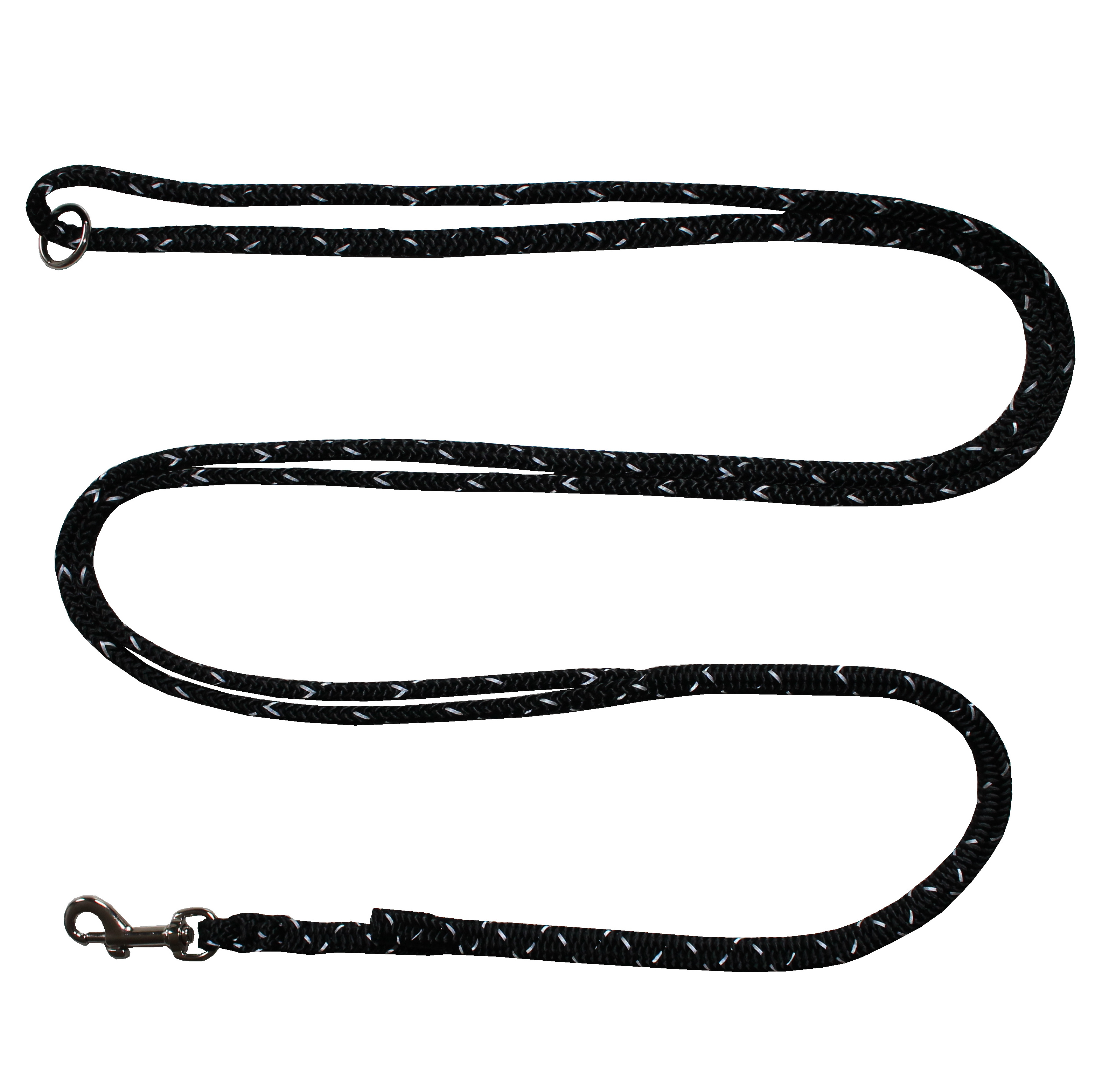 Dino Reflex Hundeleine Polyester 6mm schwarz