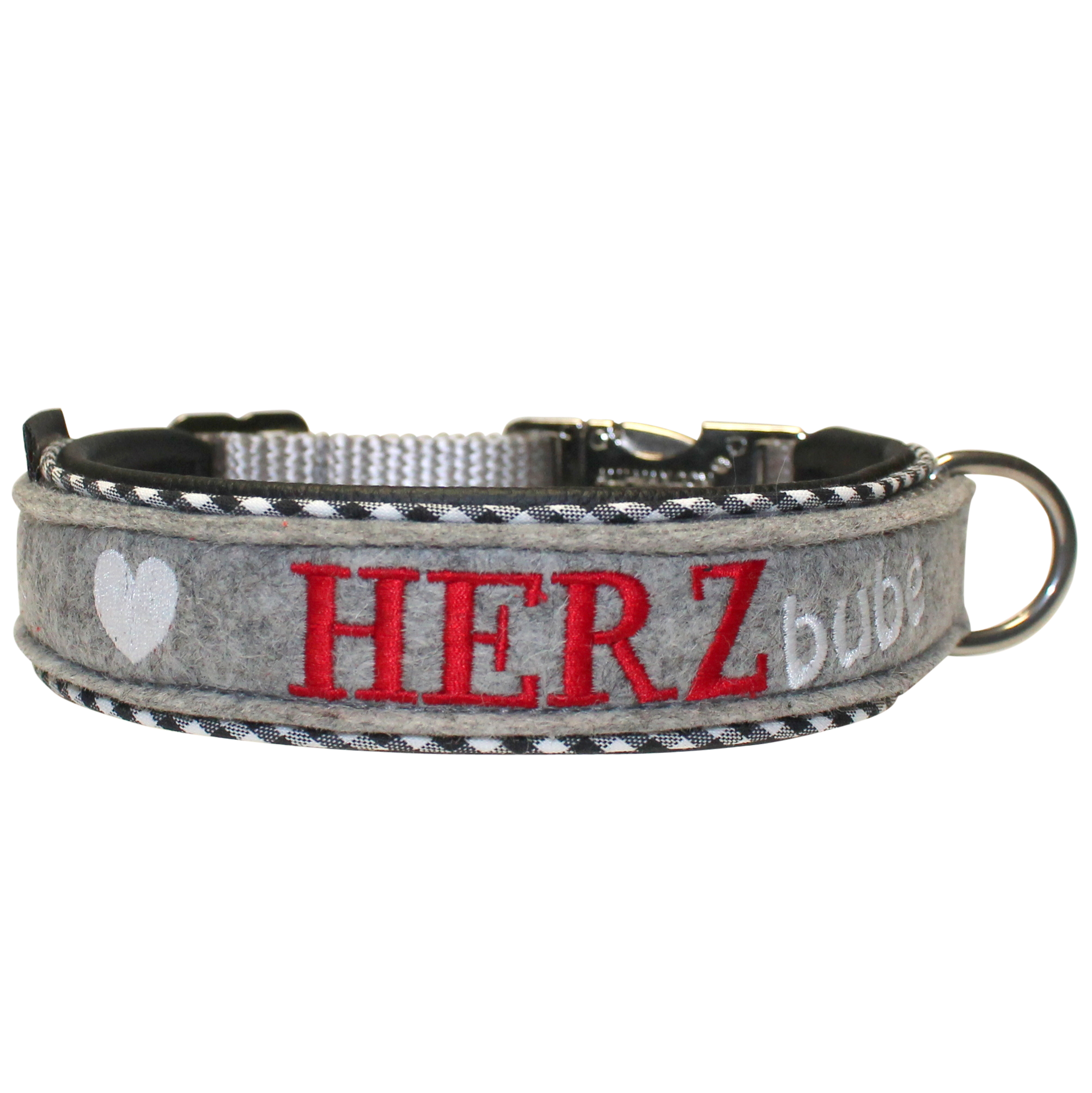 Filzhalsband "Herzbube"