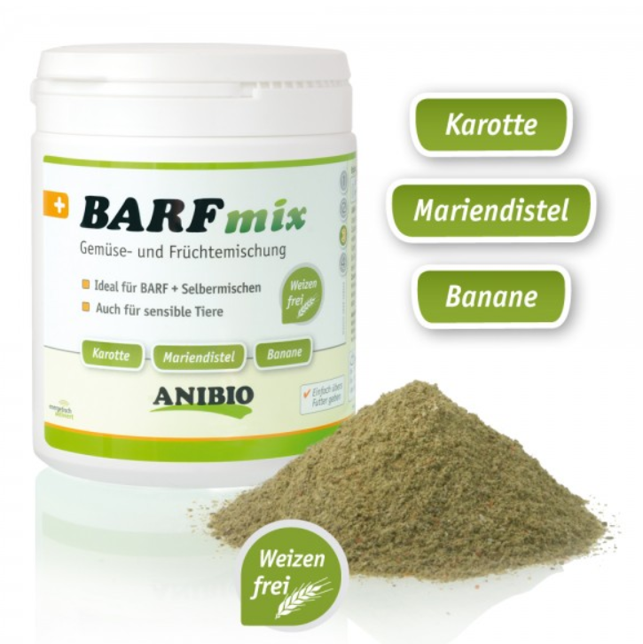 Barf-mix 400 g Karotte, Mariendistel, Banane