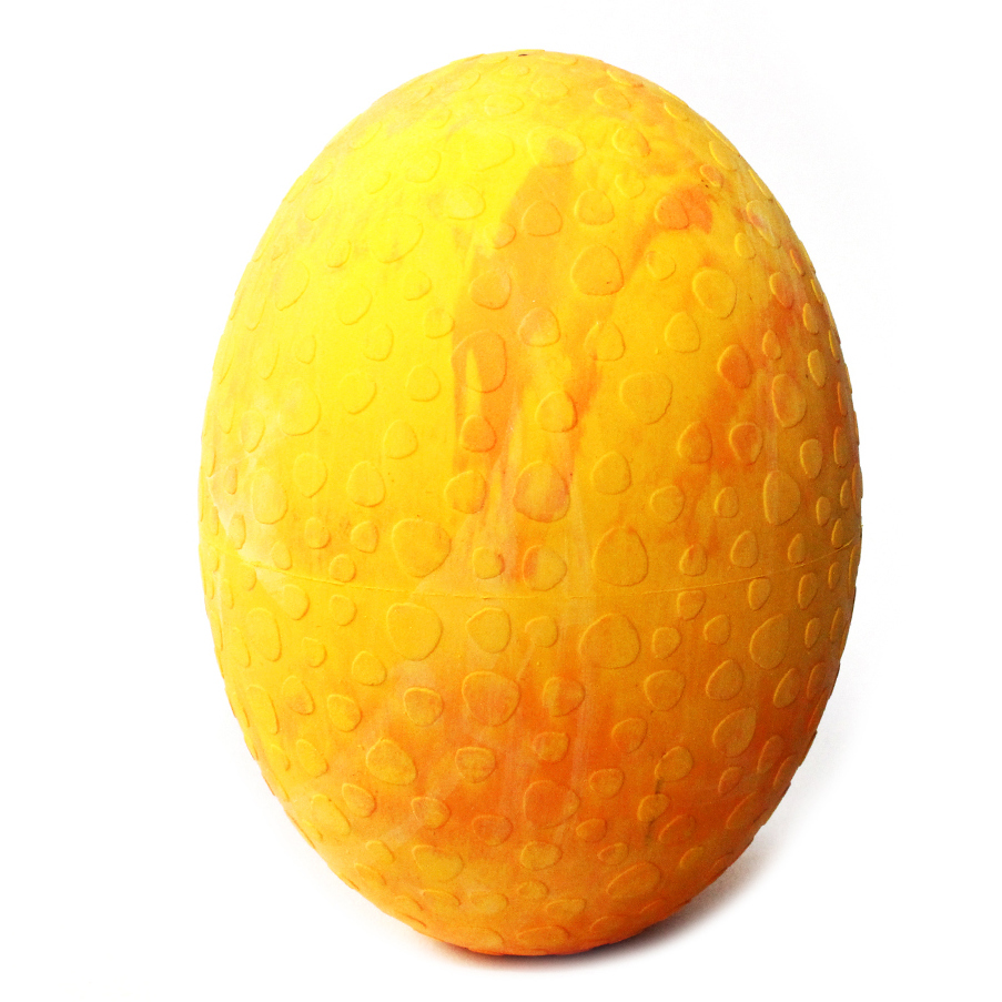 Straußen-Ei am Seil M 80x60mm mango