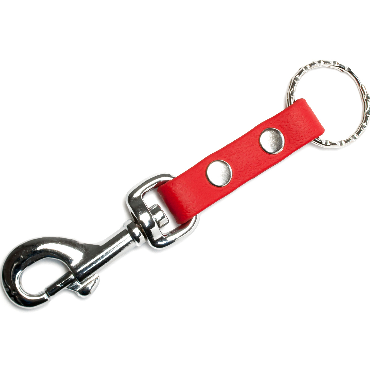 Biothane Schlüsselanhänger 13mm rot