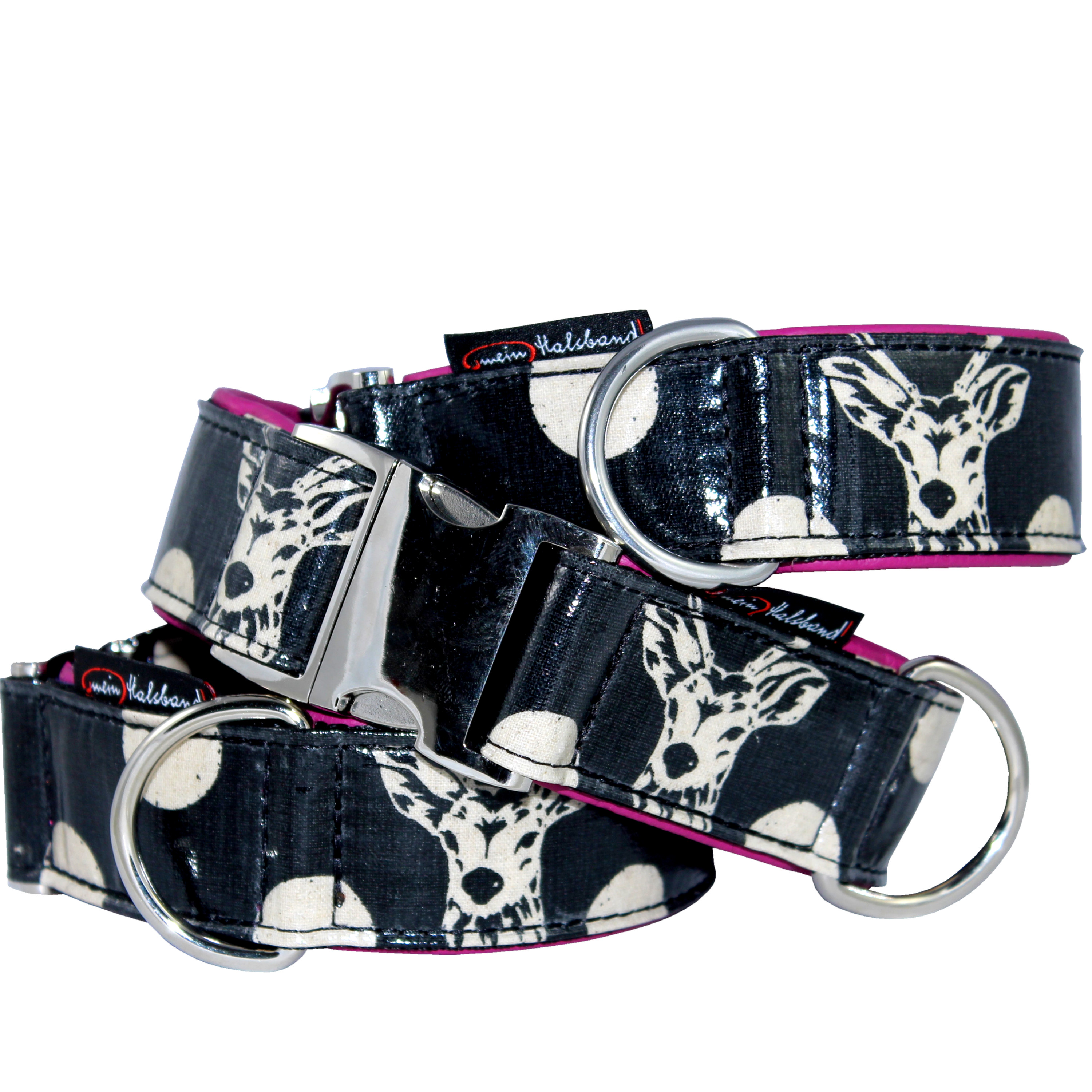 Hirsch_schwarz_ohne Designhalsband OH MY DEER!