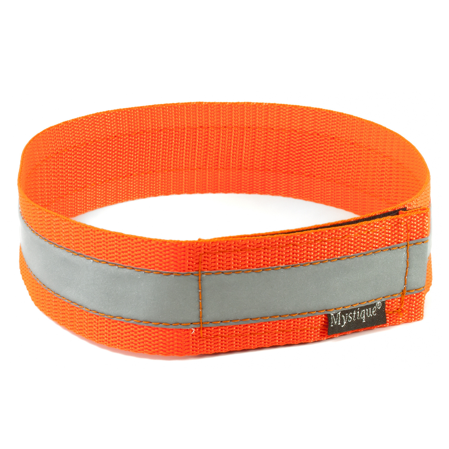 Signalhalsband 40mm neonorange 35cm