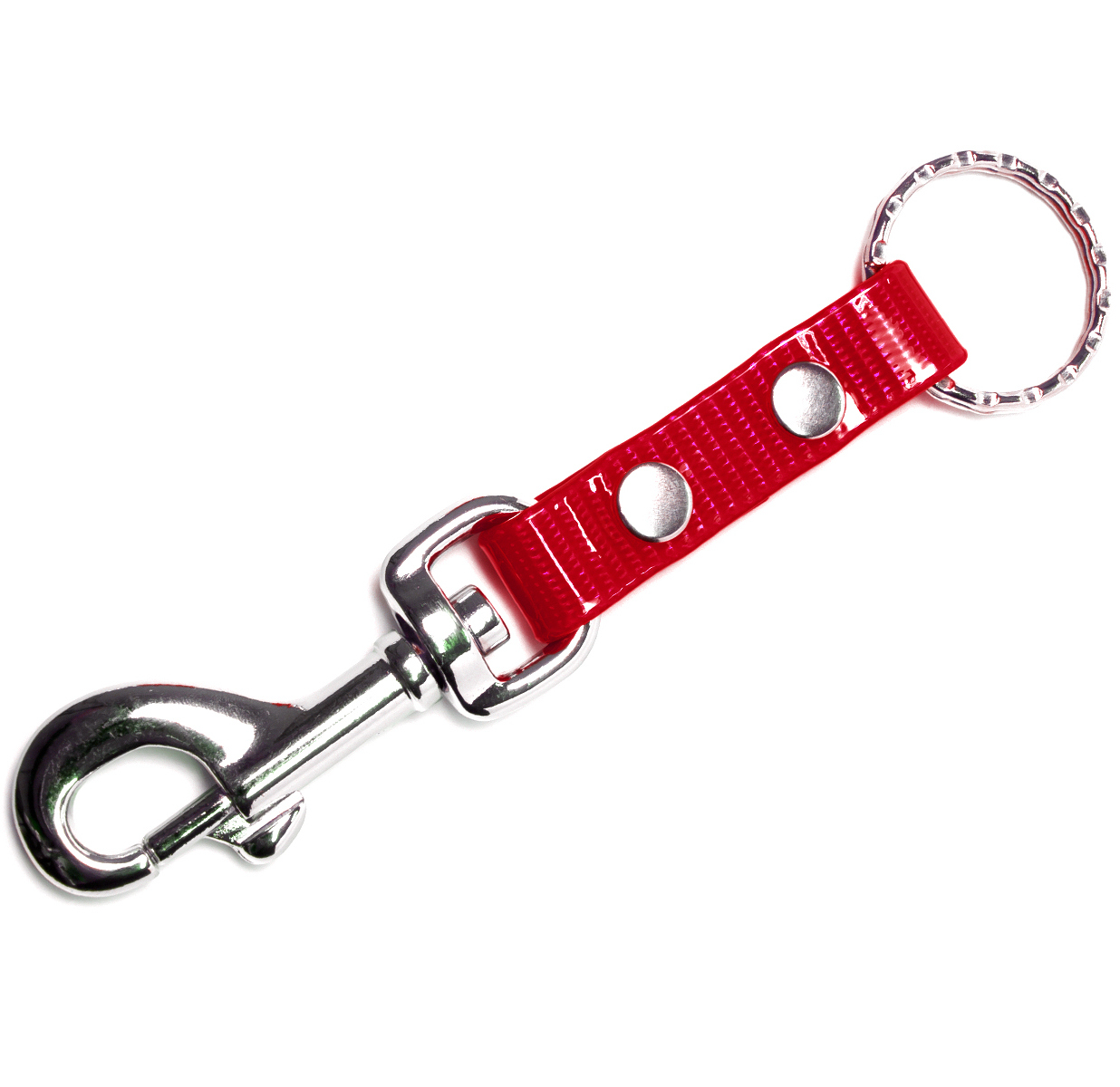Biothane_key_case_gold_red_big_web Biothane Schlüsselanhänger 13mm neonpink