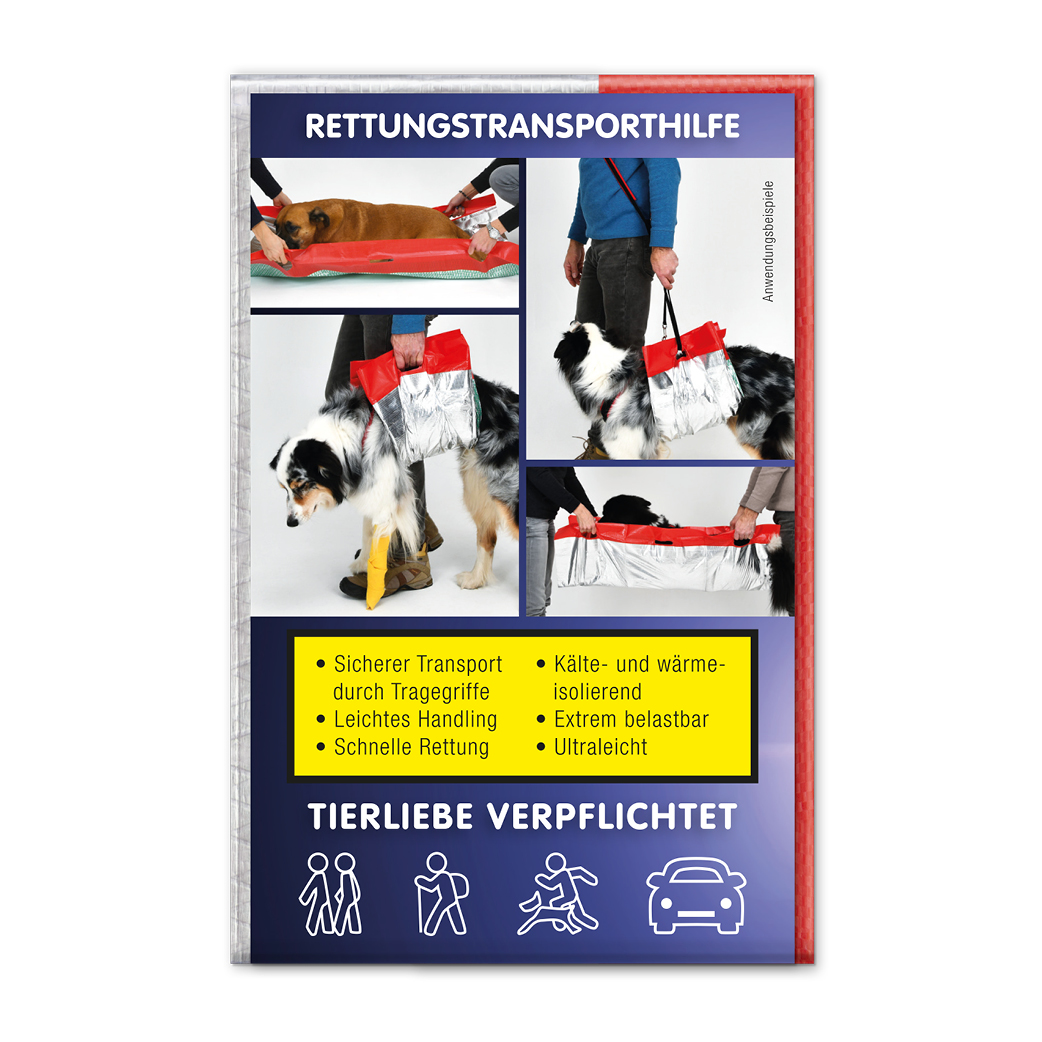 SOS Hunde-Rettungsdecke 120x80cm