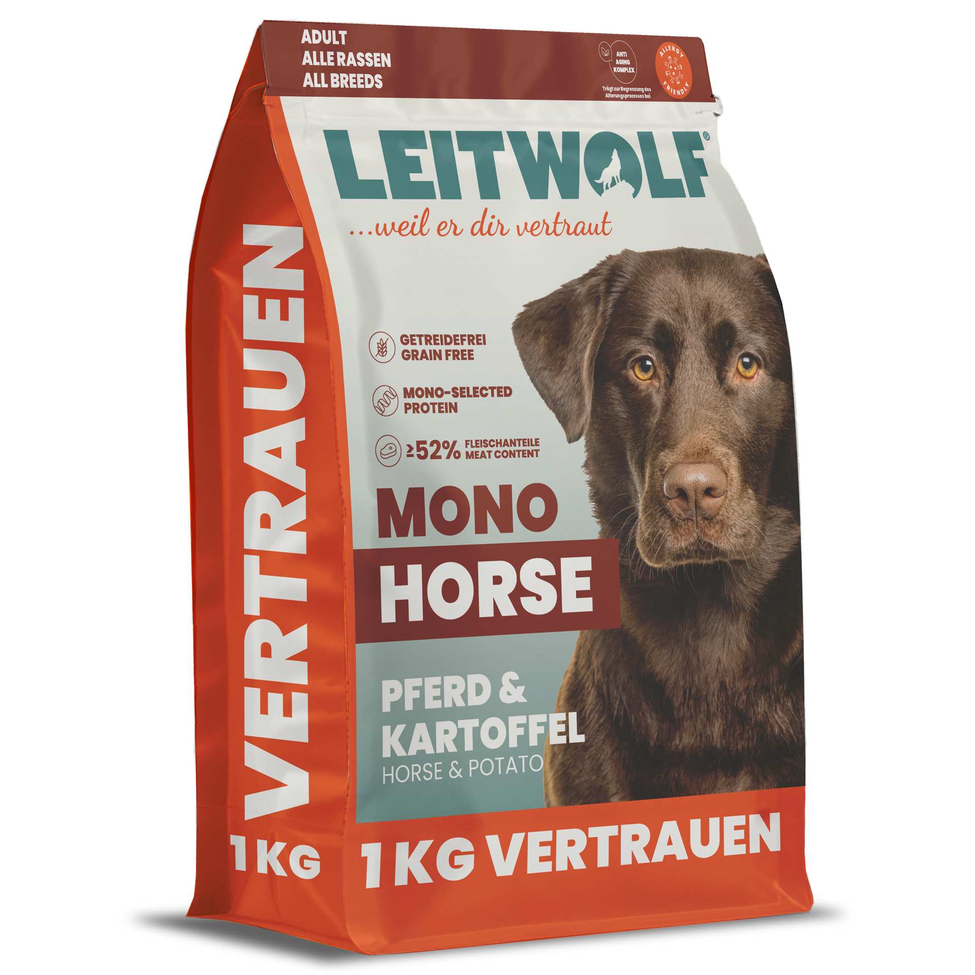Leitwolf MONO HORSE ADULT - Pferd & Kartoffel