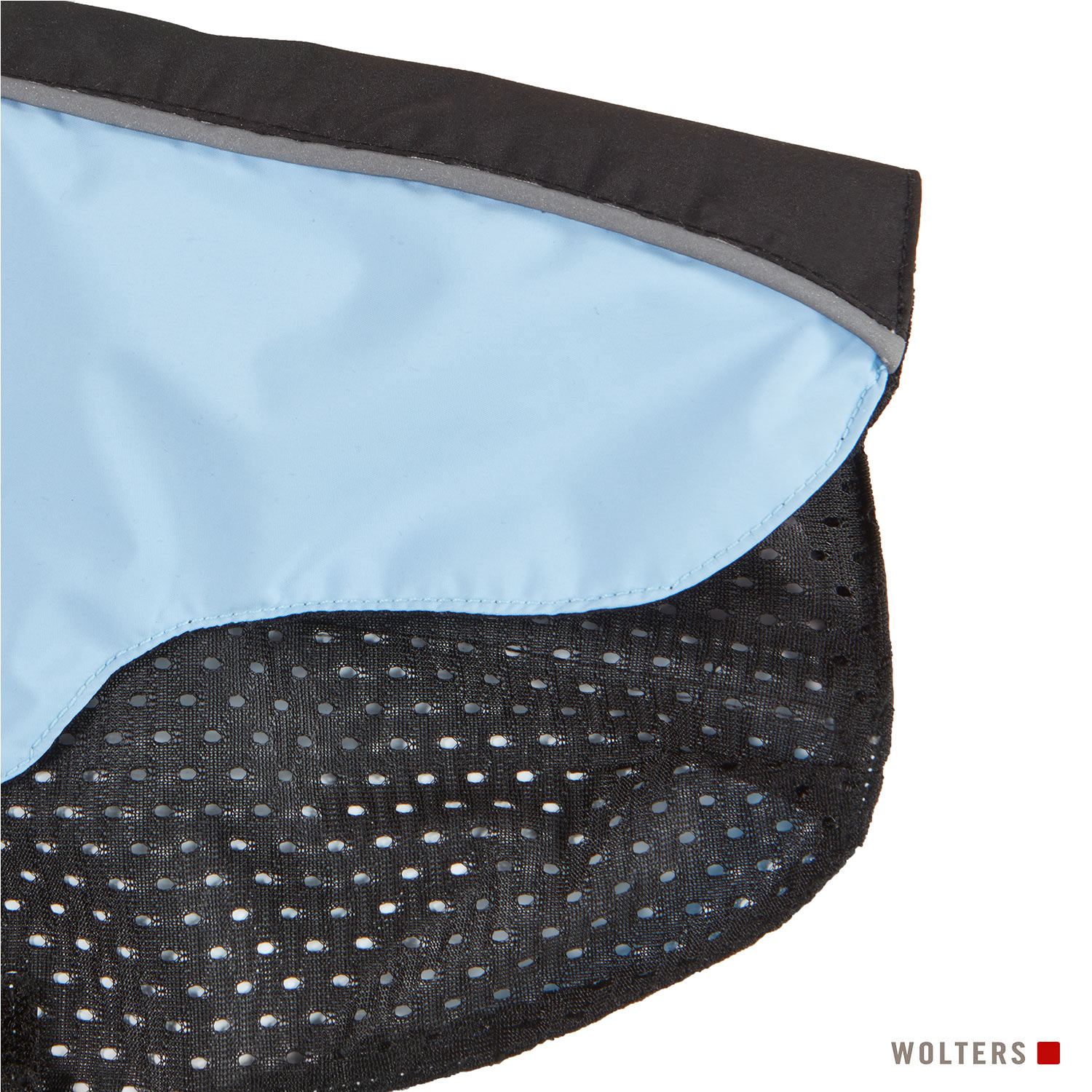 Regenjacke-Easy-Rain-schwarz-sky-blue-4 Regenjacke Easy Rain 34cm schwarz/schwarz