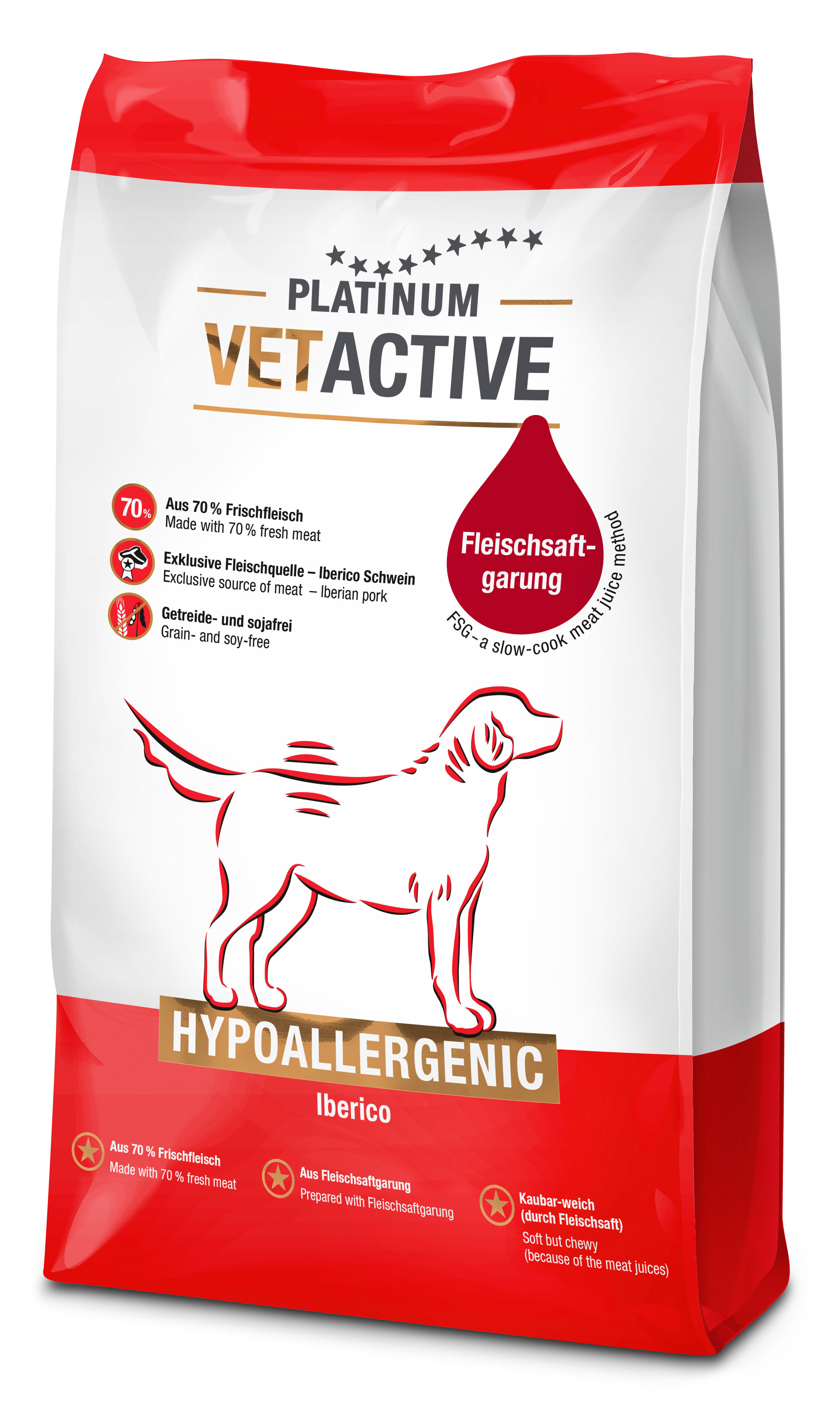 PLATINUM Vetactive Hypoallergenic (Iberico) 5kg