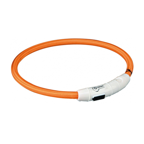 Flash Leuchtring USB orange 35cm