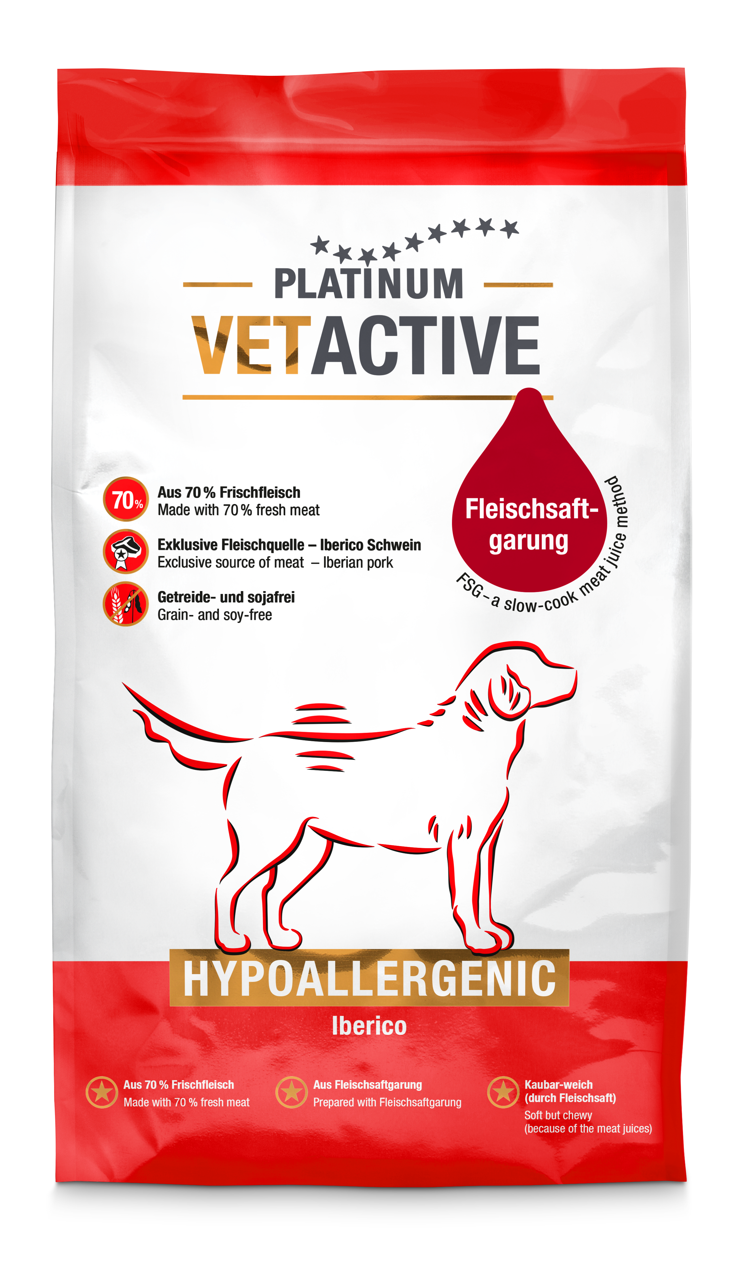 PLATINUM Vetactive Hypoallergenic (Iberico) 5kg