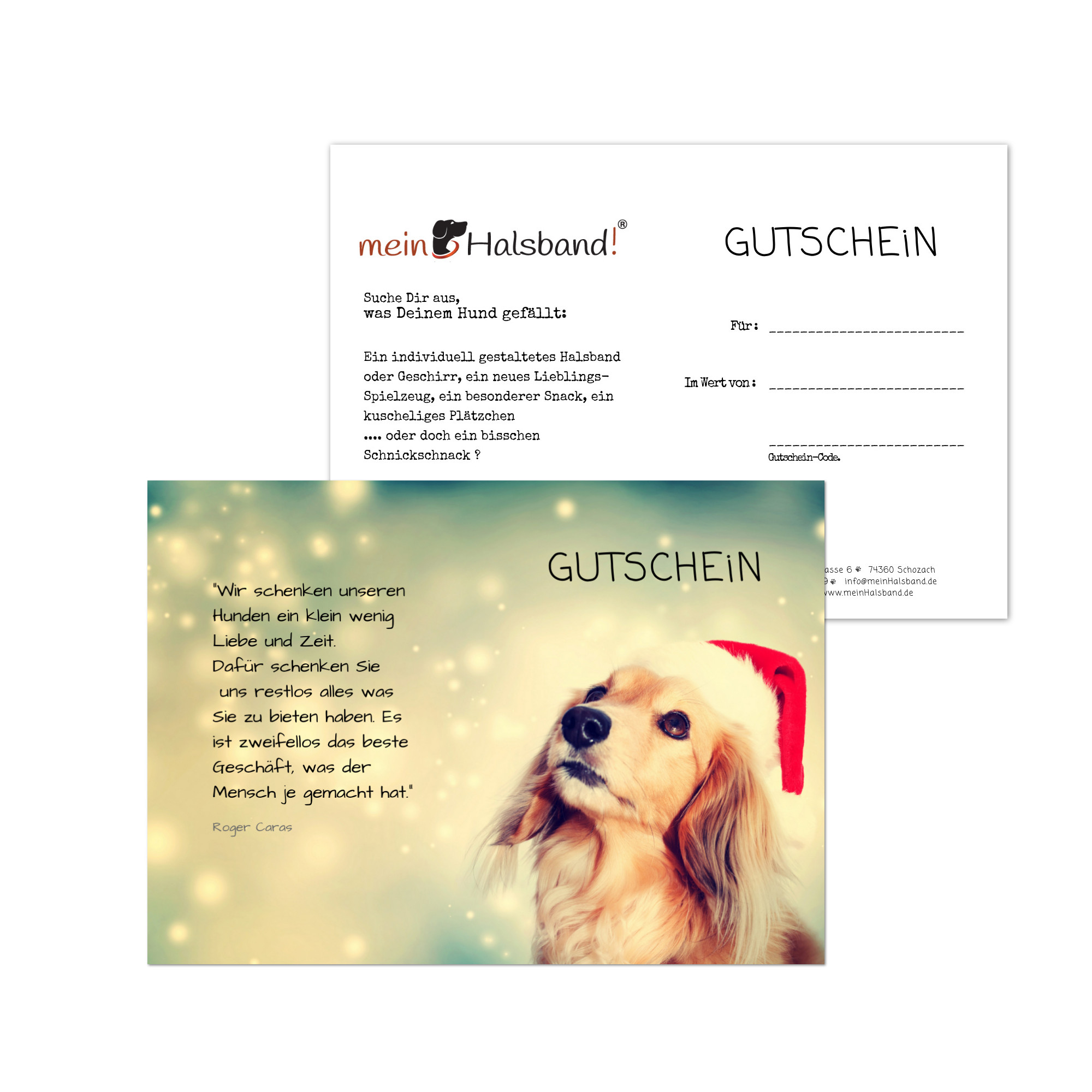 Geschenk Gutschein