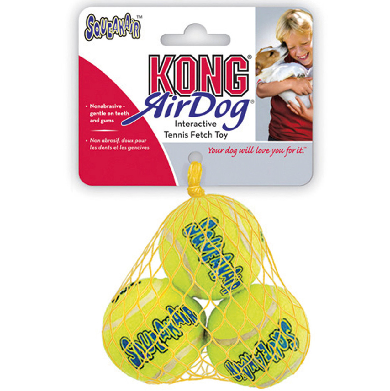 KONG SqueakAir Tennis Ball S 5cm Set 3 Stück