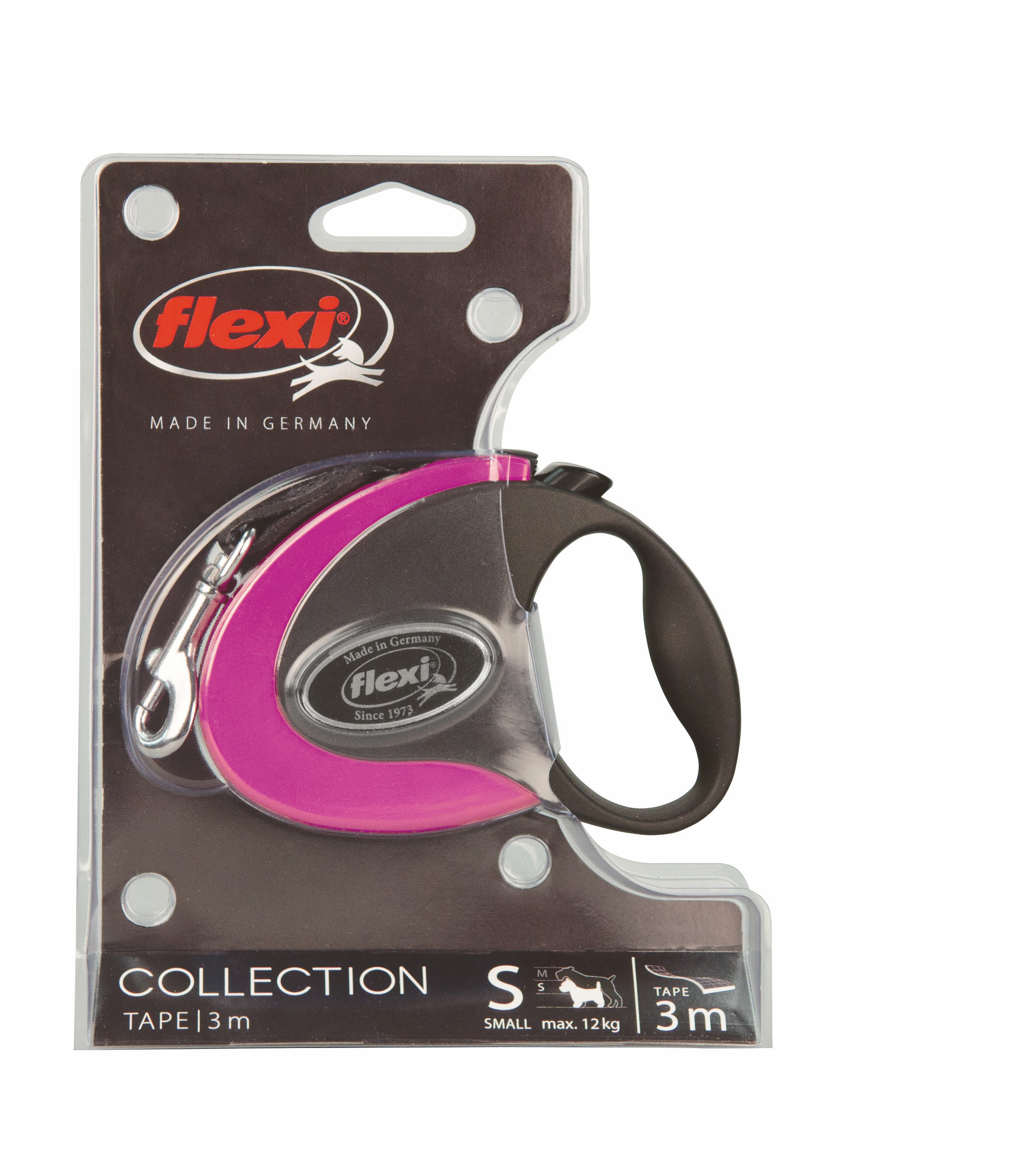 flexi Collection S Tape 3m pink/schwarz