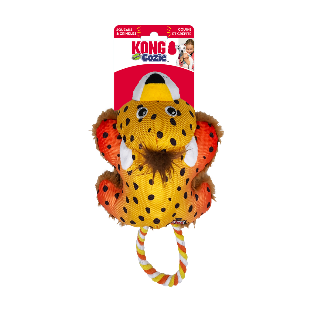 KONG Cozie Tuggz Cheetah