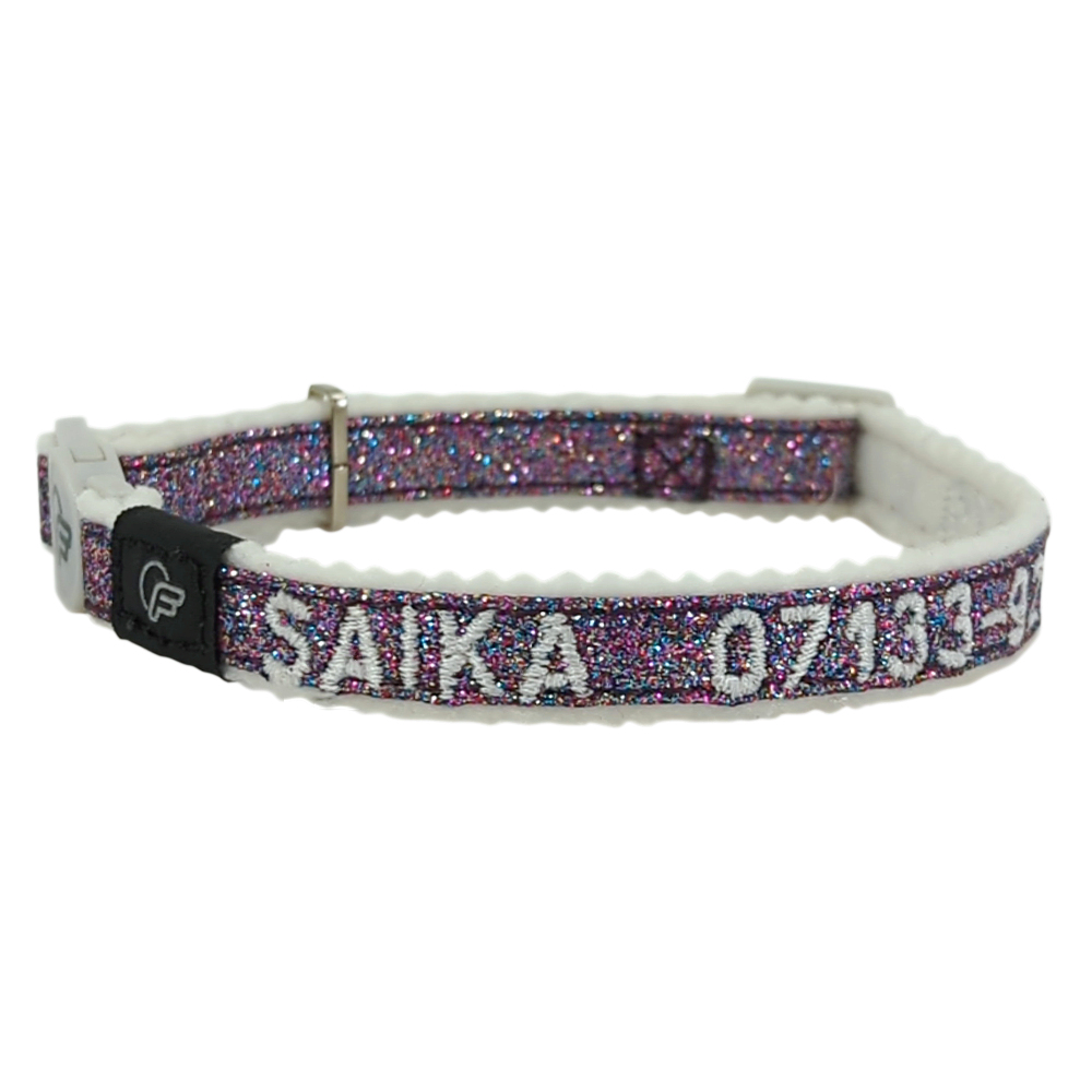 FreeZack Katzenhalsband Glitter Candy